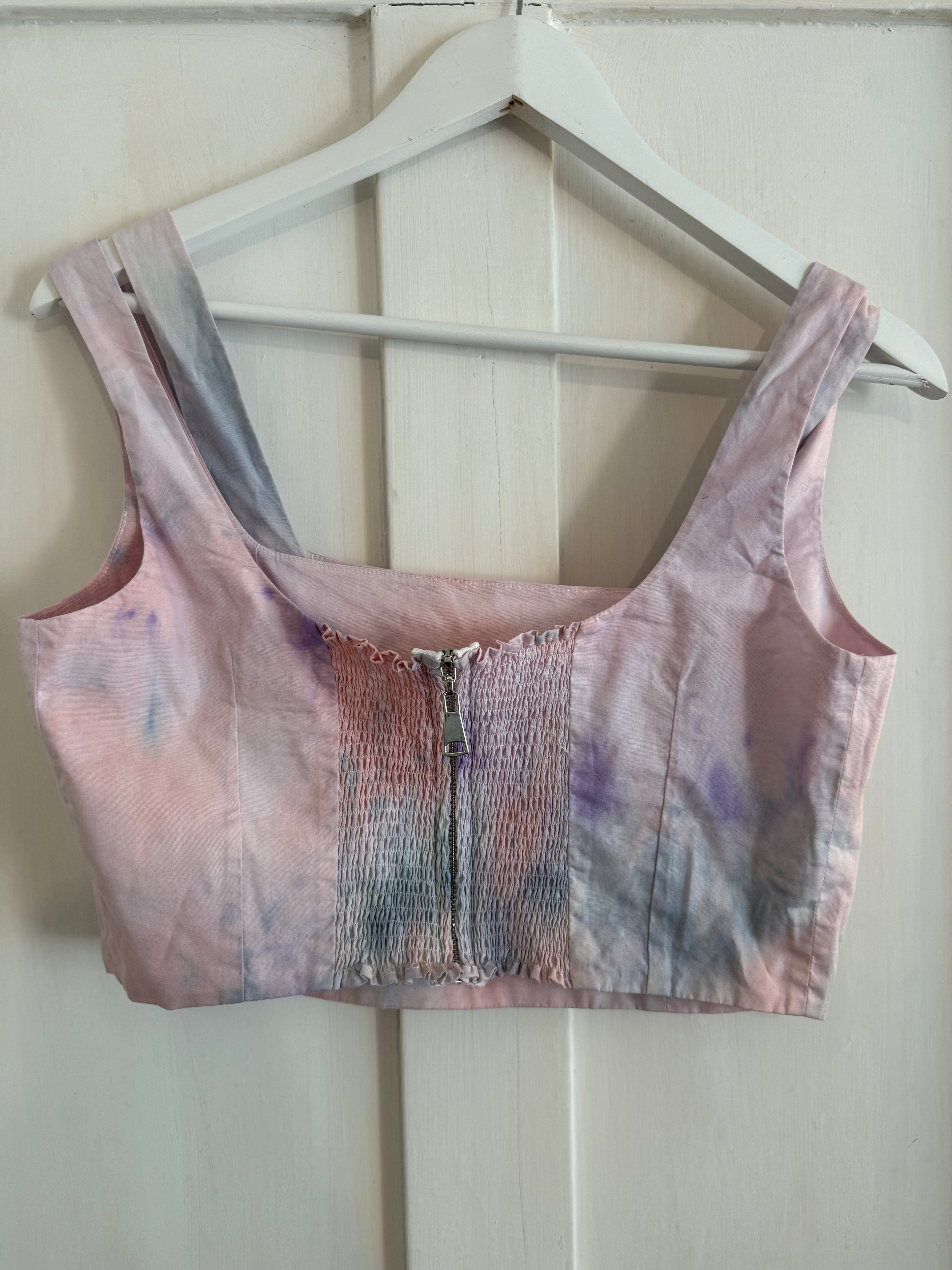 JUNE SAMPLE SALE hand dyed Cotton bodice M