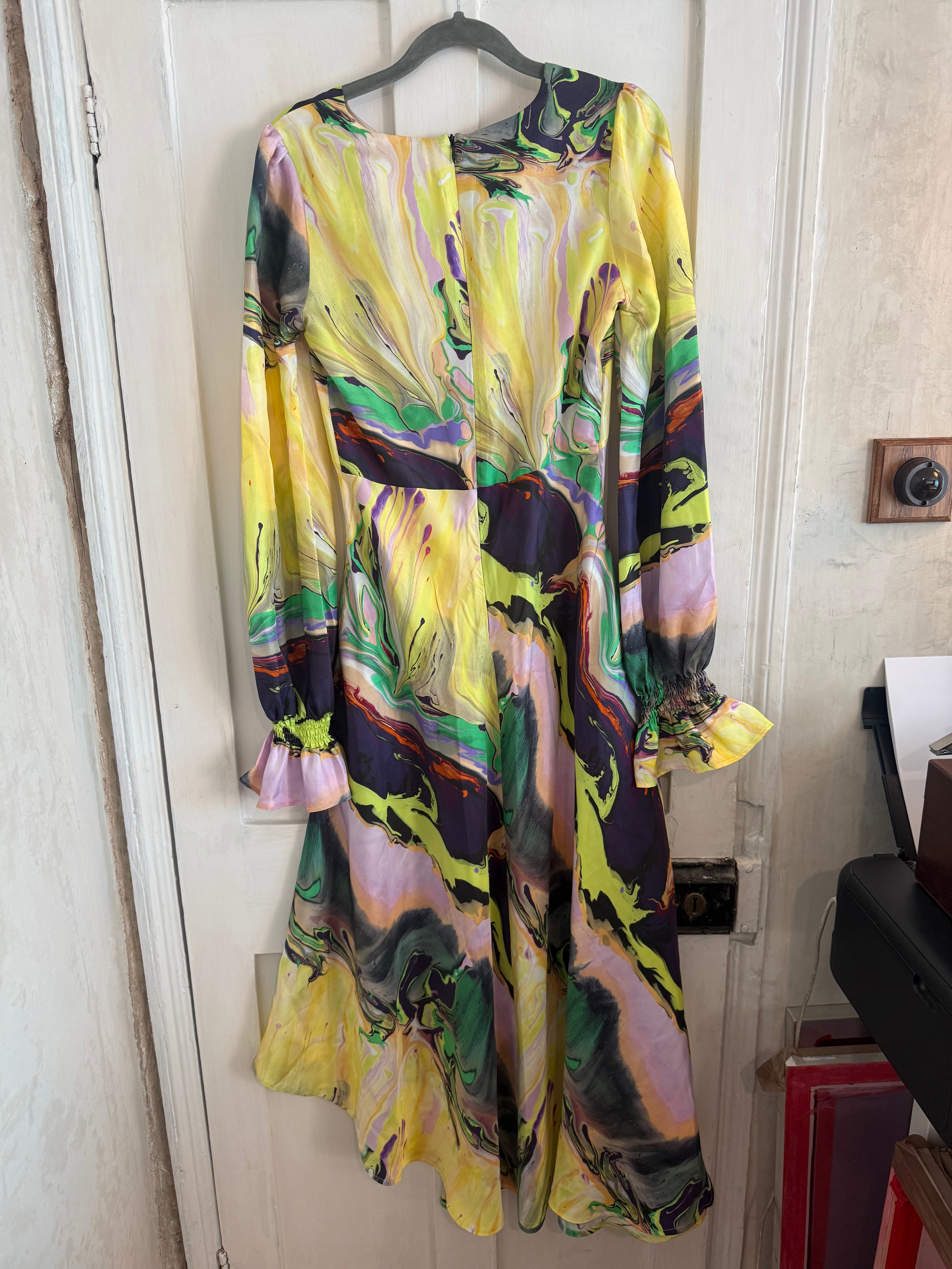JUNE SAMPLE SALE peggy silk gothic floral XS + S