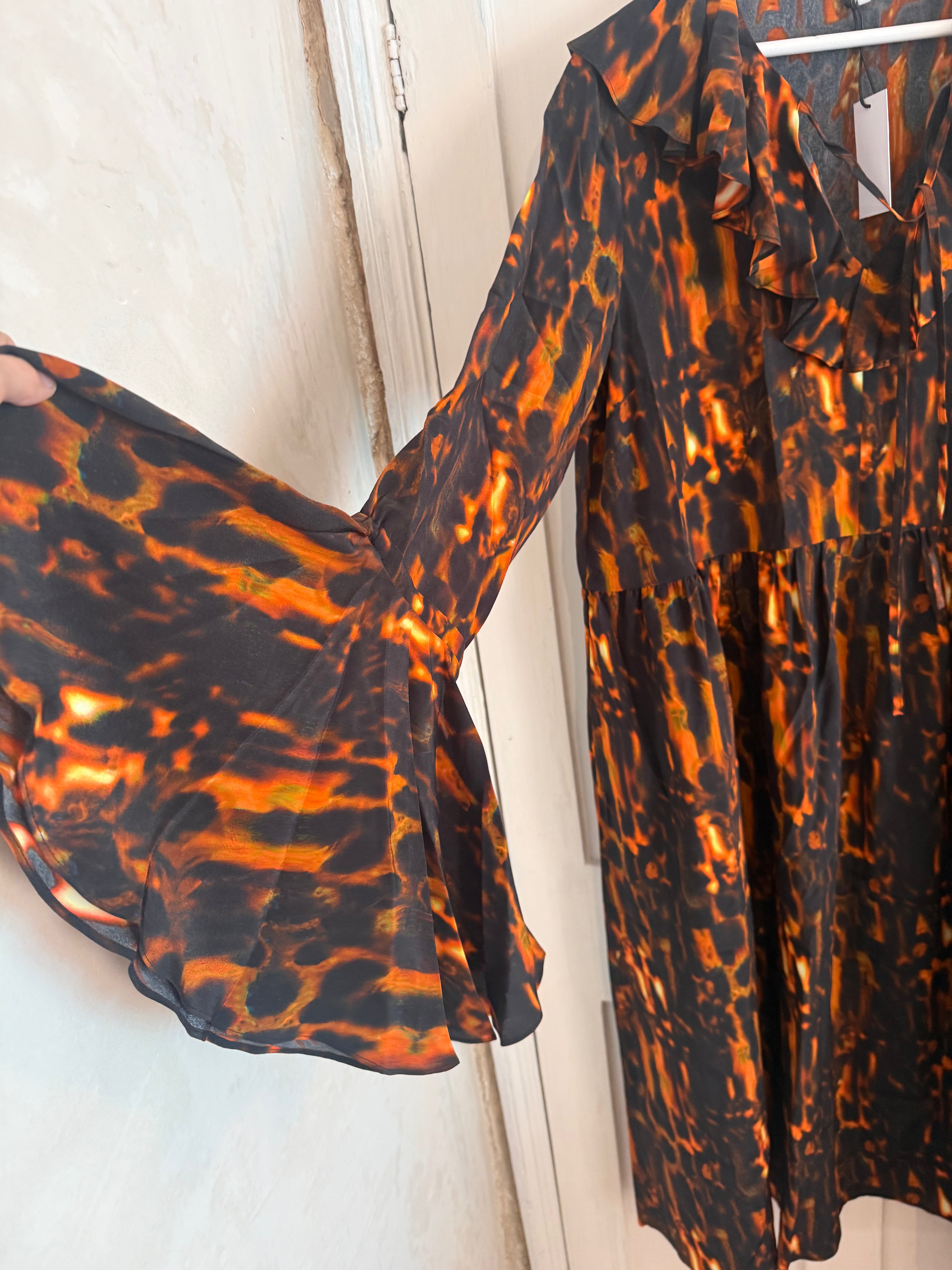 JUNE SAMPLE SALE morhav silk dress L