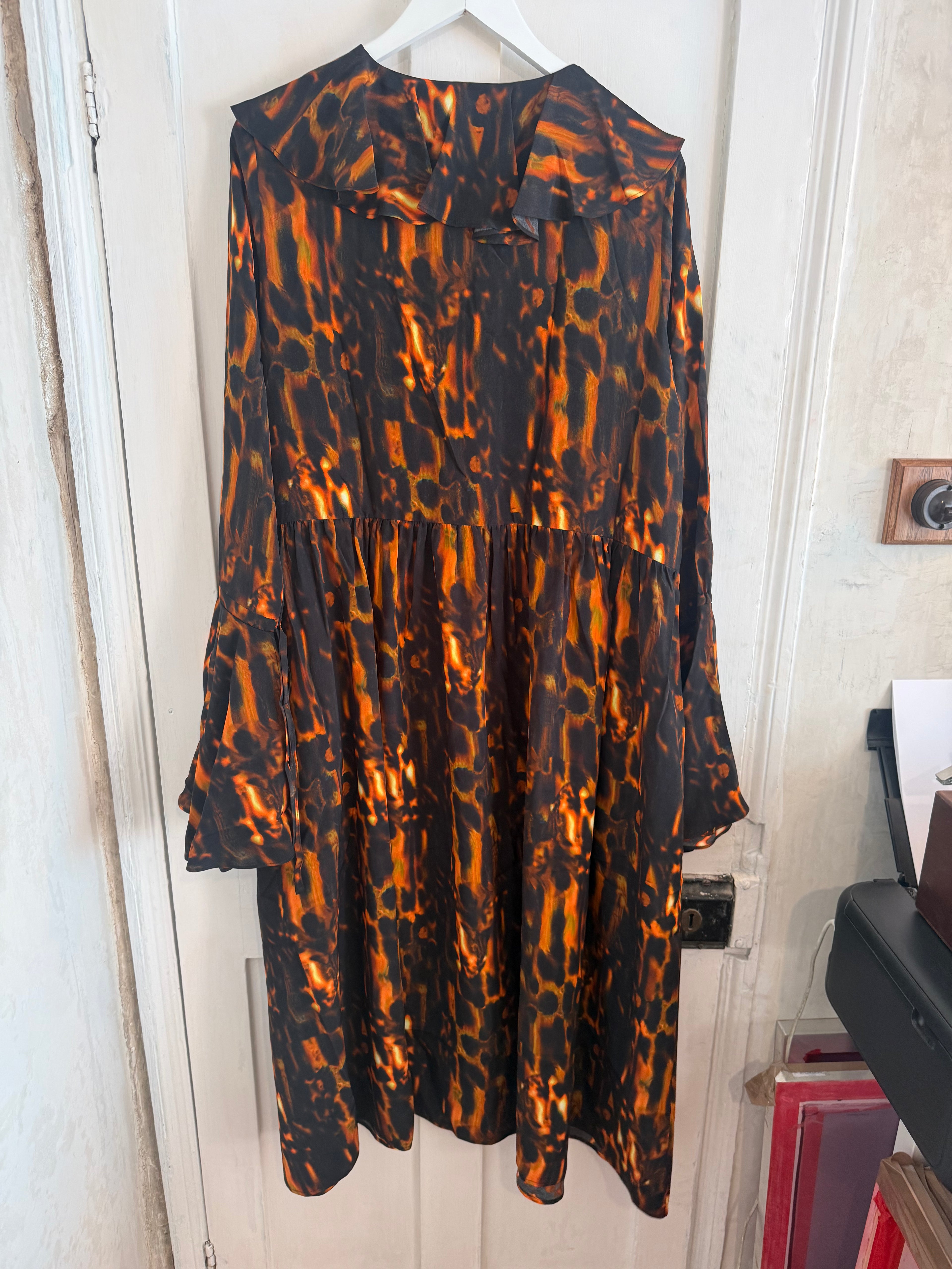JUNE SAMPLE SALE morhav silk dress L