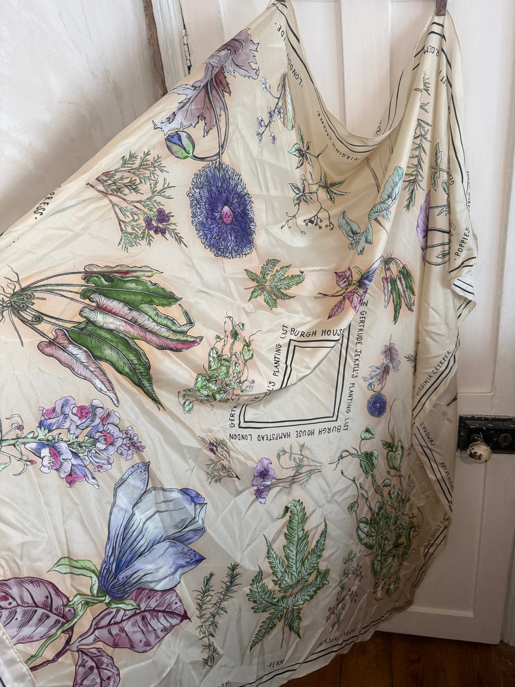 JUNE SAMPLE SALE gertrude jekyll print silk