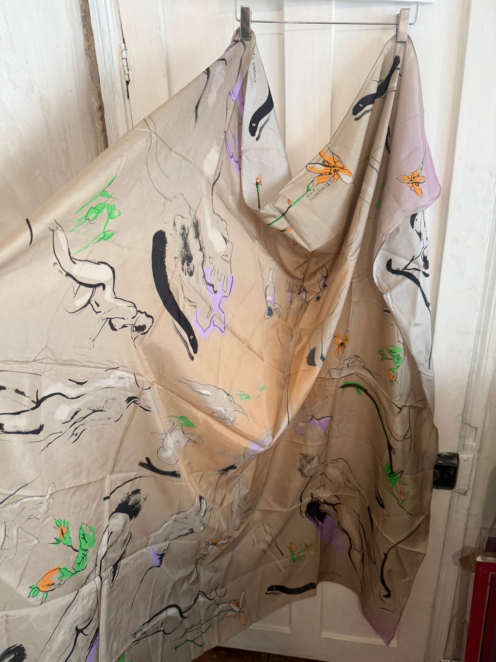 JUNE SAMPLE SALE Life drawer print / silk