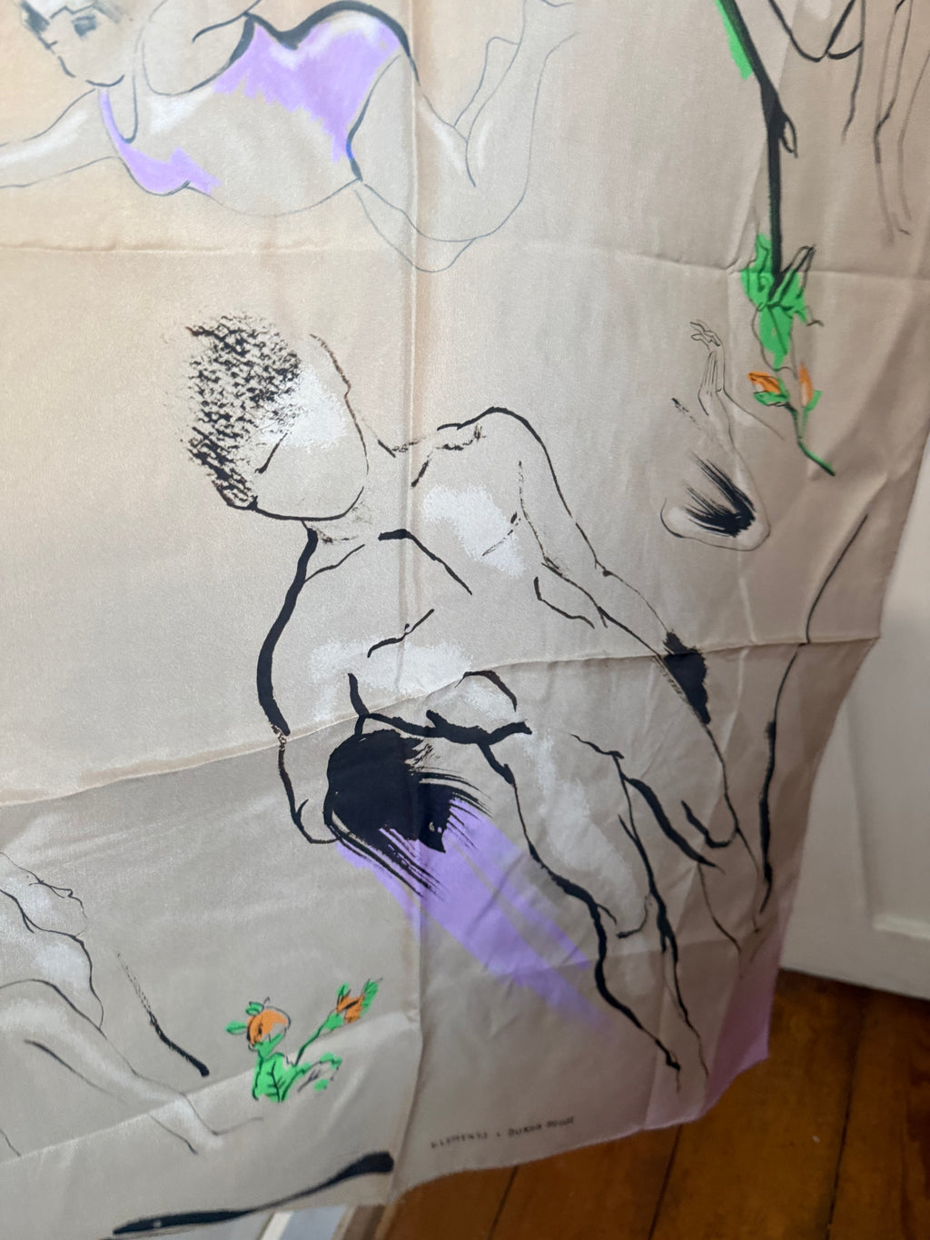 JUNE SAMPLE SALE Life drawer print / silk