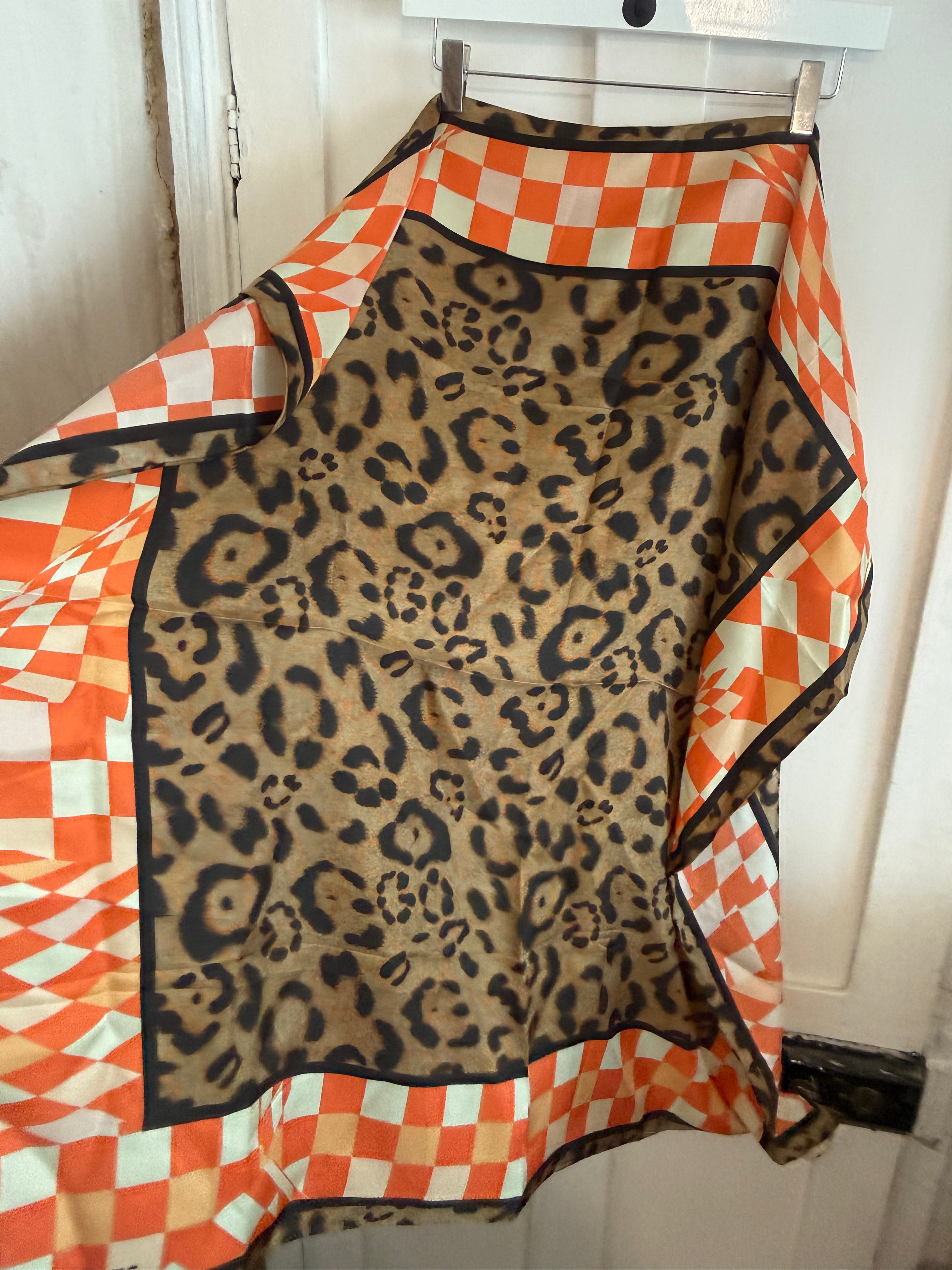 JUNE SAMPLE SALE silk twil 90cm scarf sample