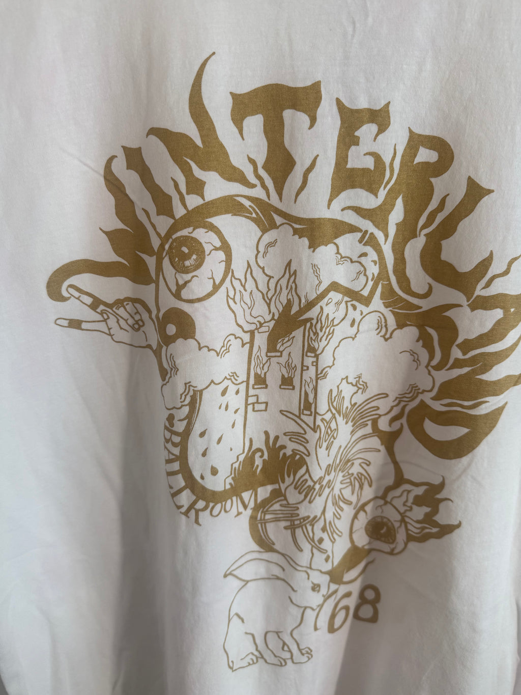 JUNE SAMPLE SALE pink tie dyed winter land T Hendrix various sizes