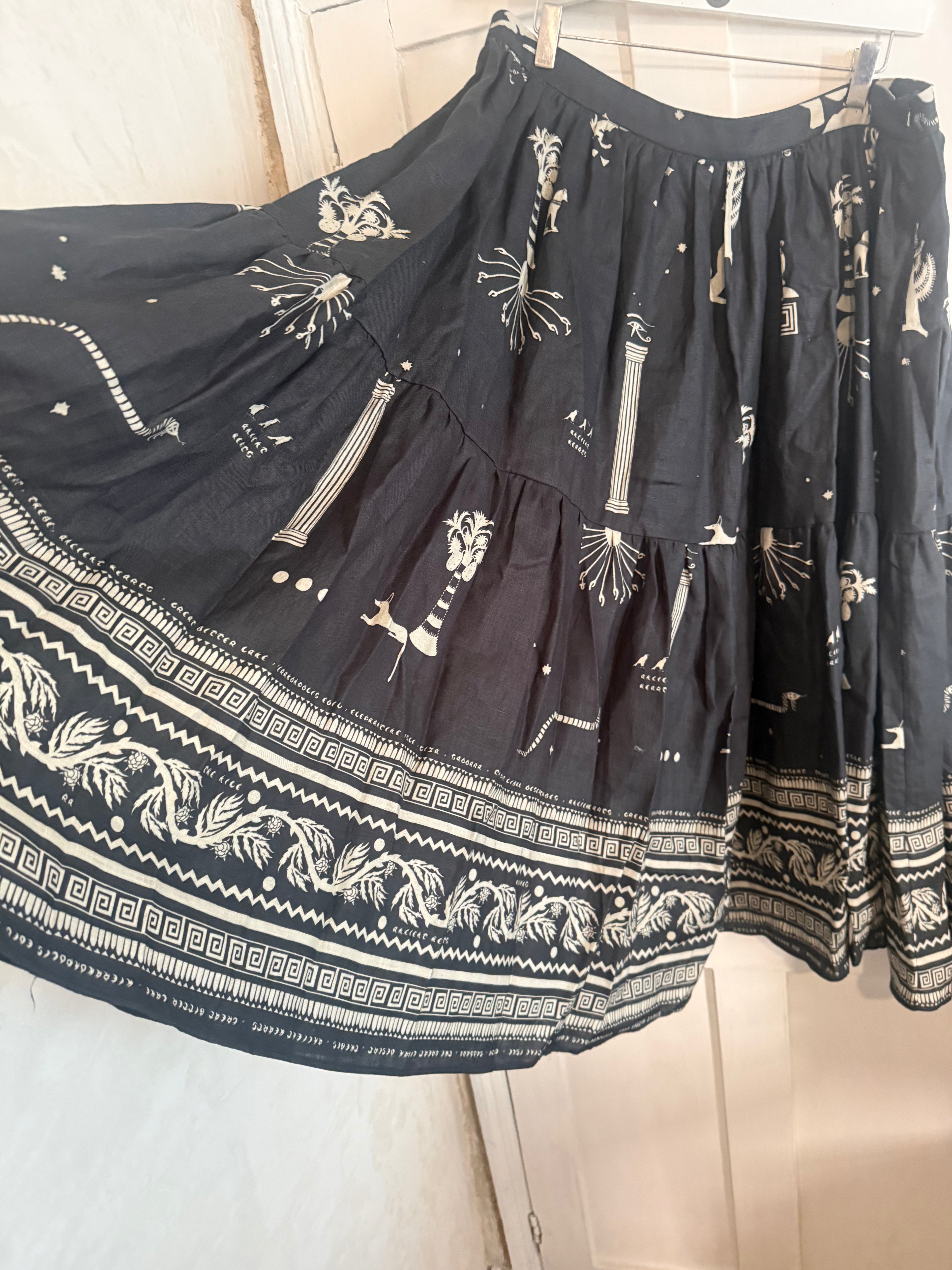 JUNE SAMPLE SALE linen skirt XS & XL