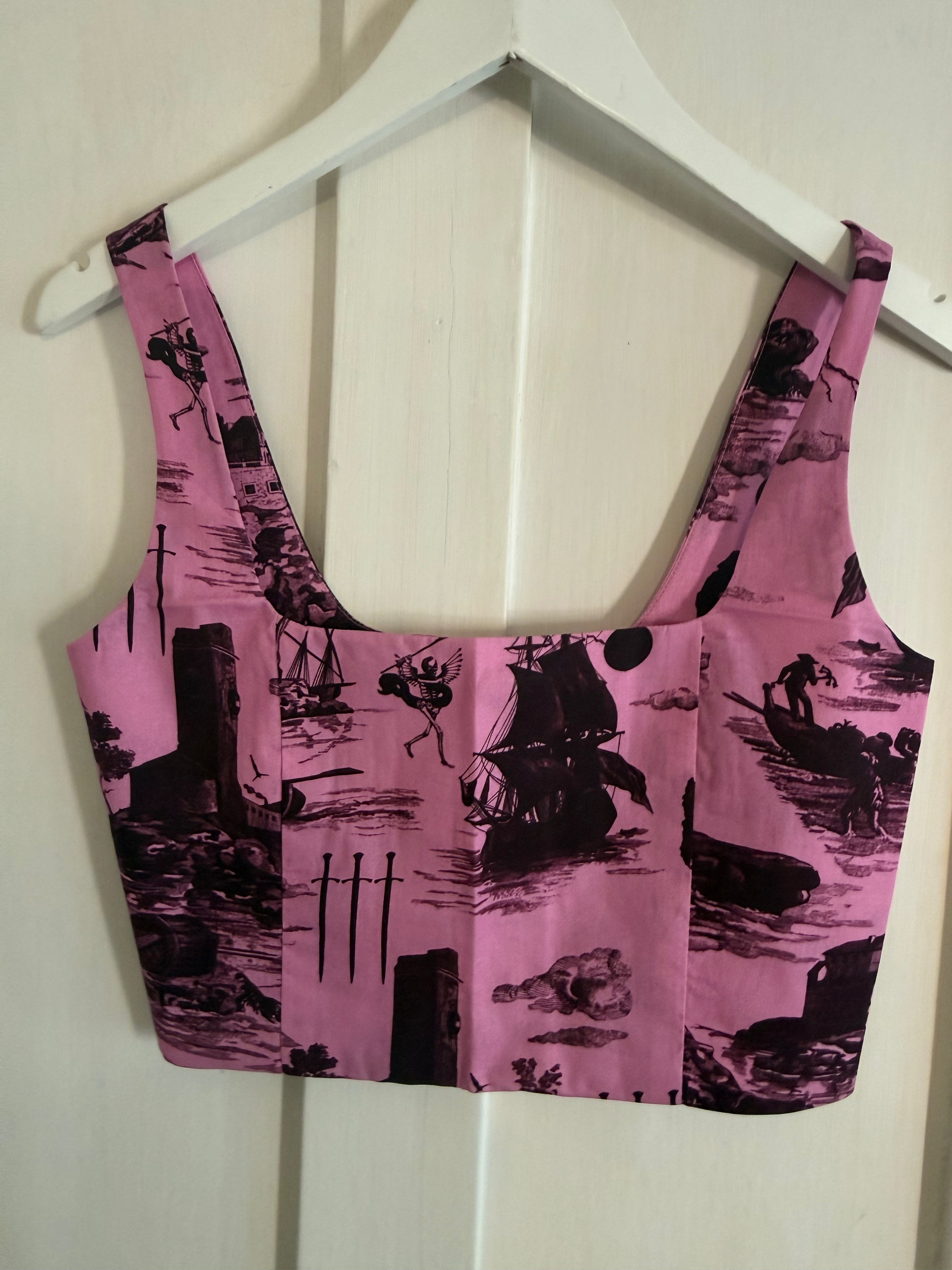 JUNE SAMPLE SALE COTTON BODICE  XS