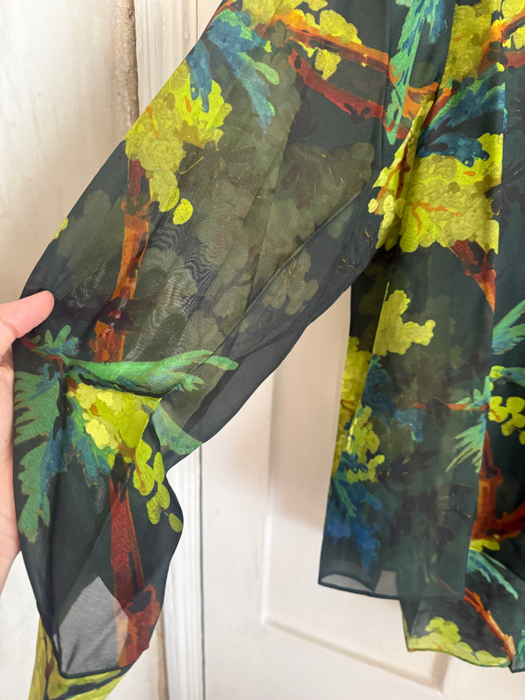 JUNE SAMPLE SALE - Silk shirt sample M  & s