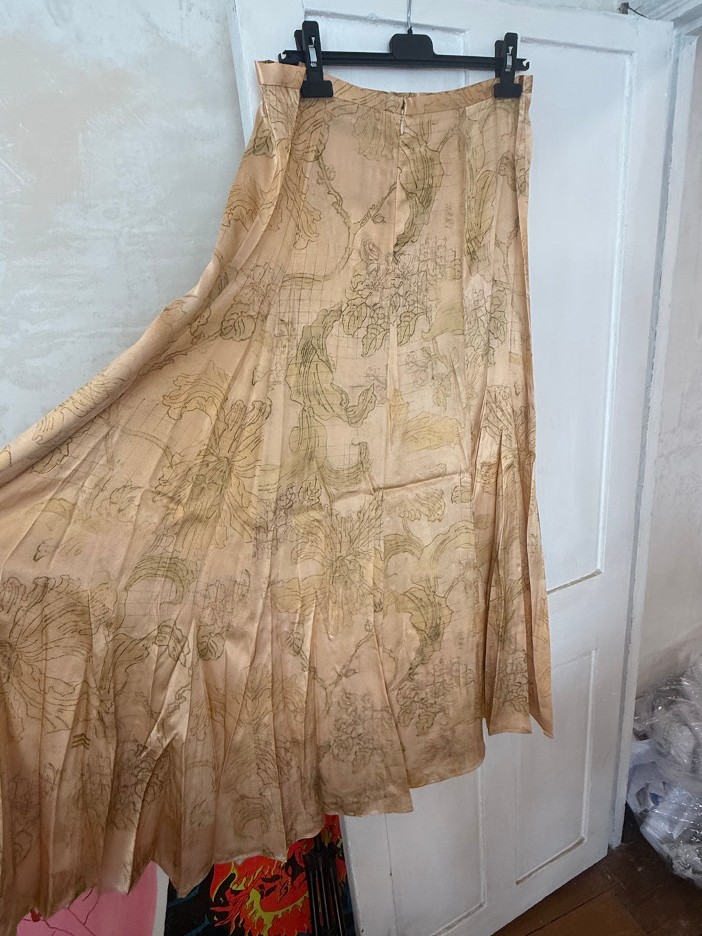 JUNE SAMPLE SALE - Silk skirt sample L & S
