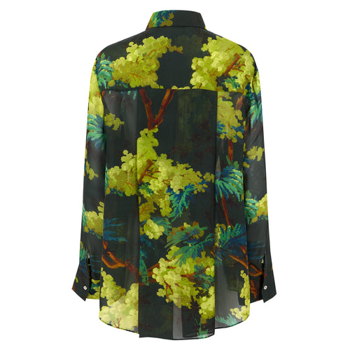 Heath Shirt in illuminated Acacia print