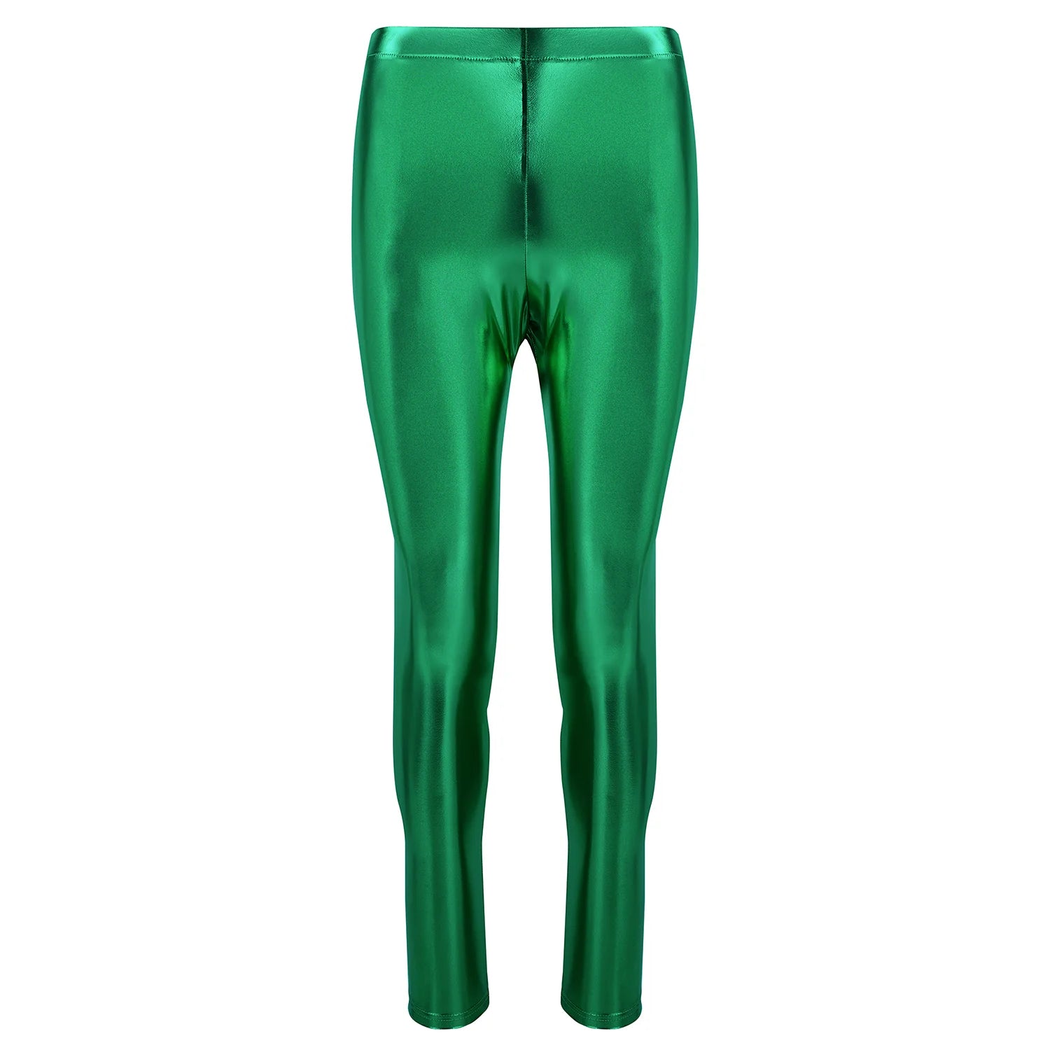 Margate Leggings in Metallic Green