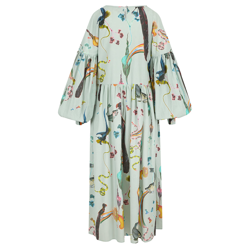 Dusk Dress in Rainbow Trout Print