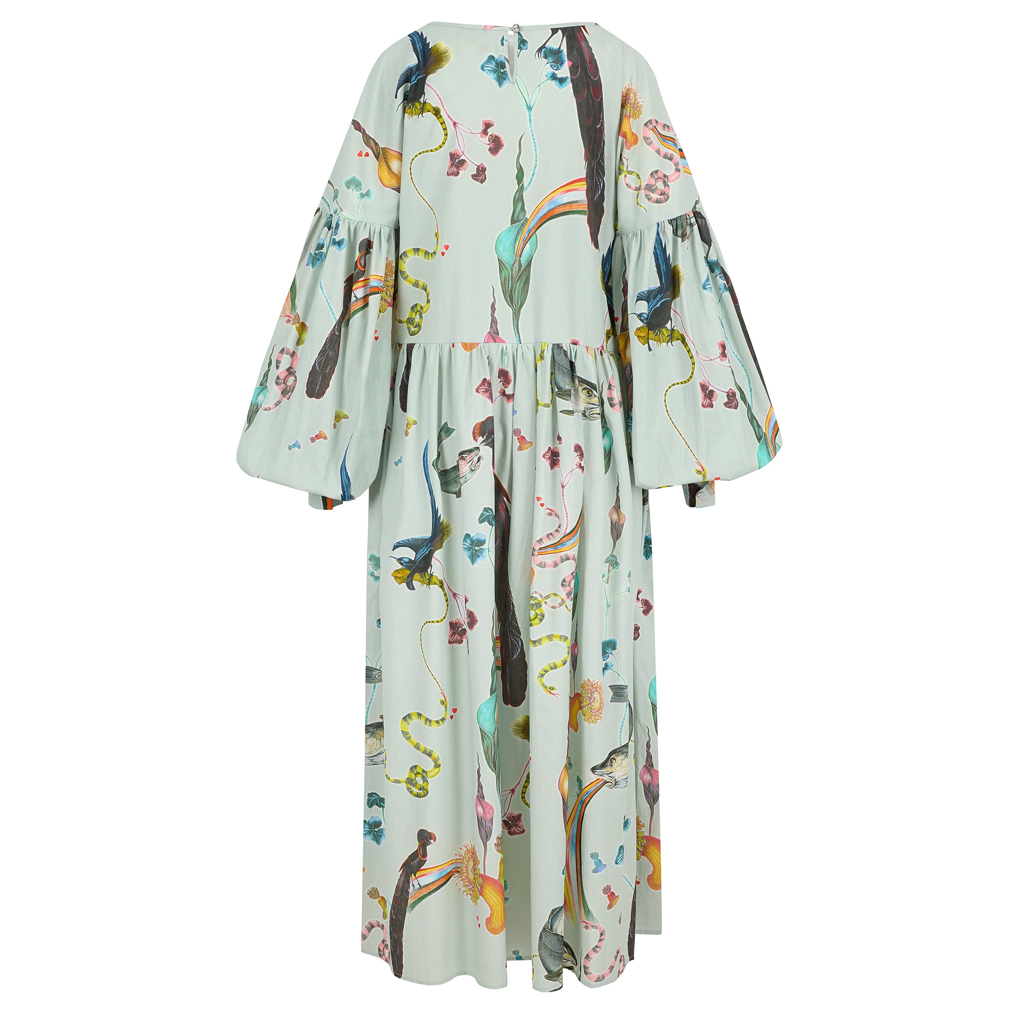 Dusk Dress in Rainbow Trout Print