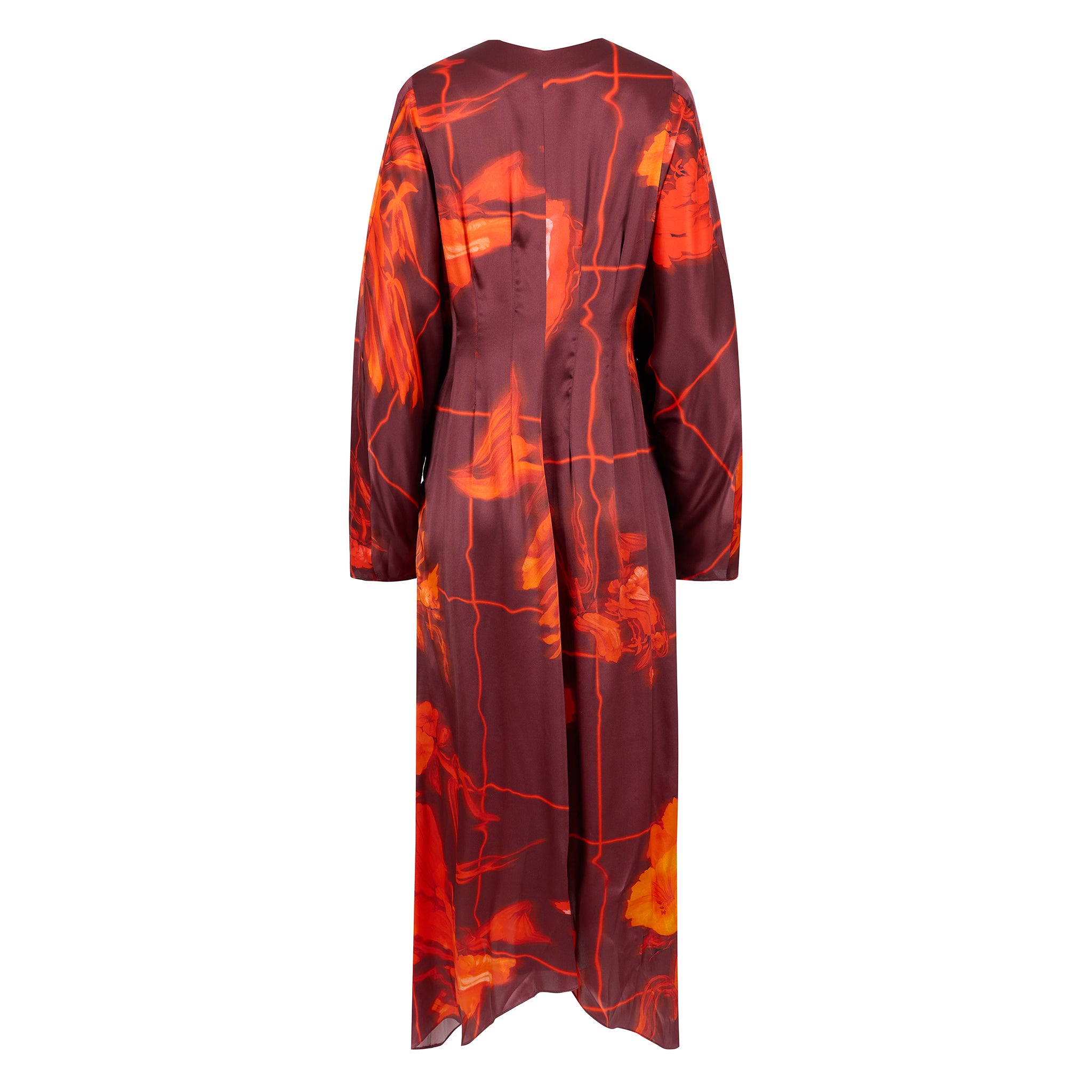 Virginia Dress in Mercury bouquet print