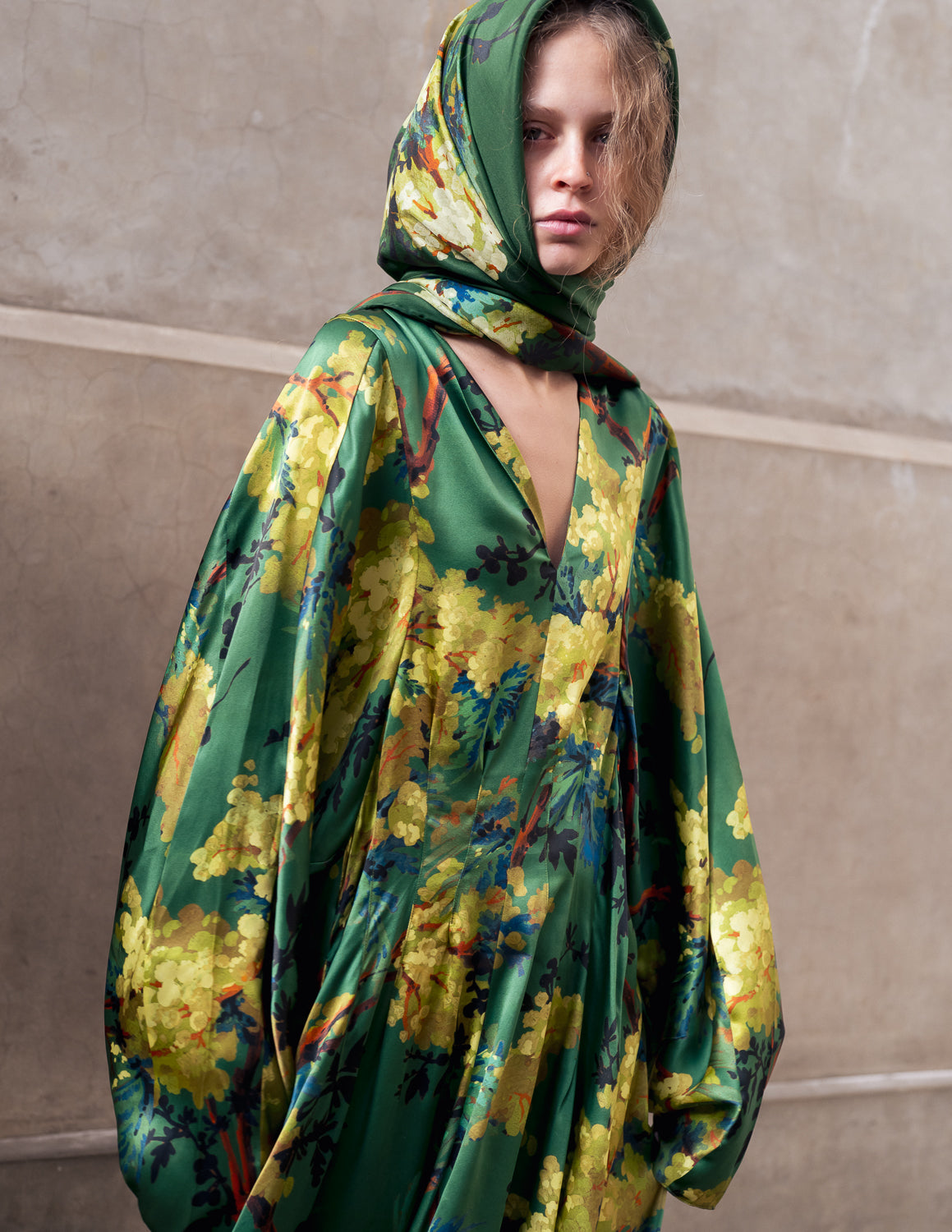 Illuminated Acacia giant scarf