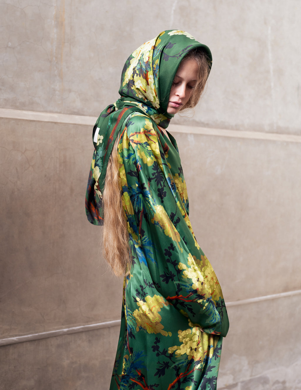 Illuminated Acacia giant scarf