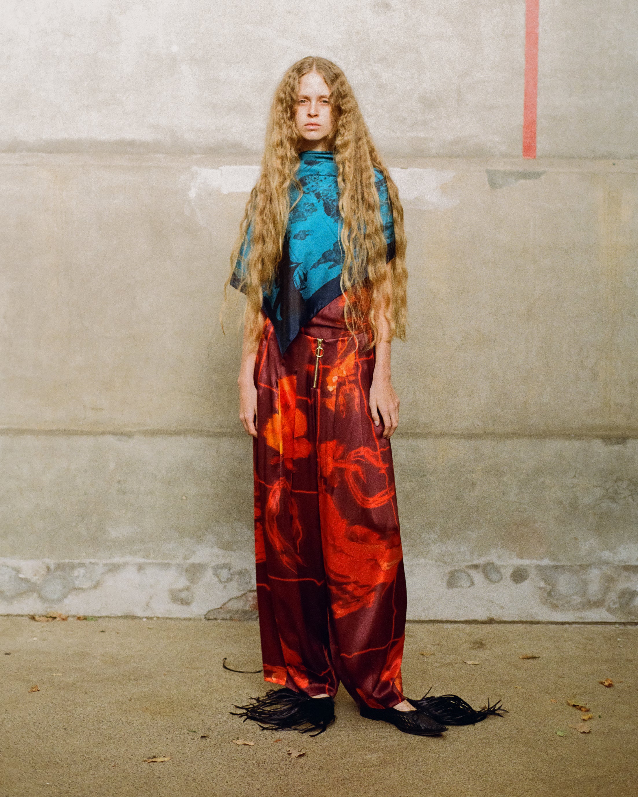 Doomed Voyage silk giant scarf