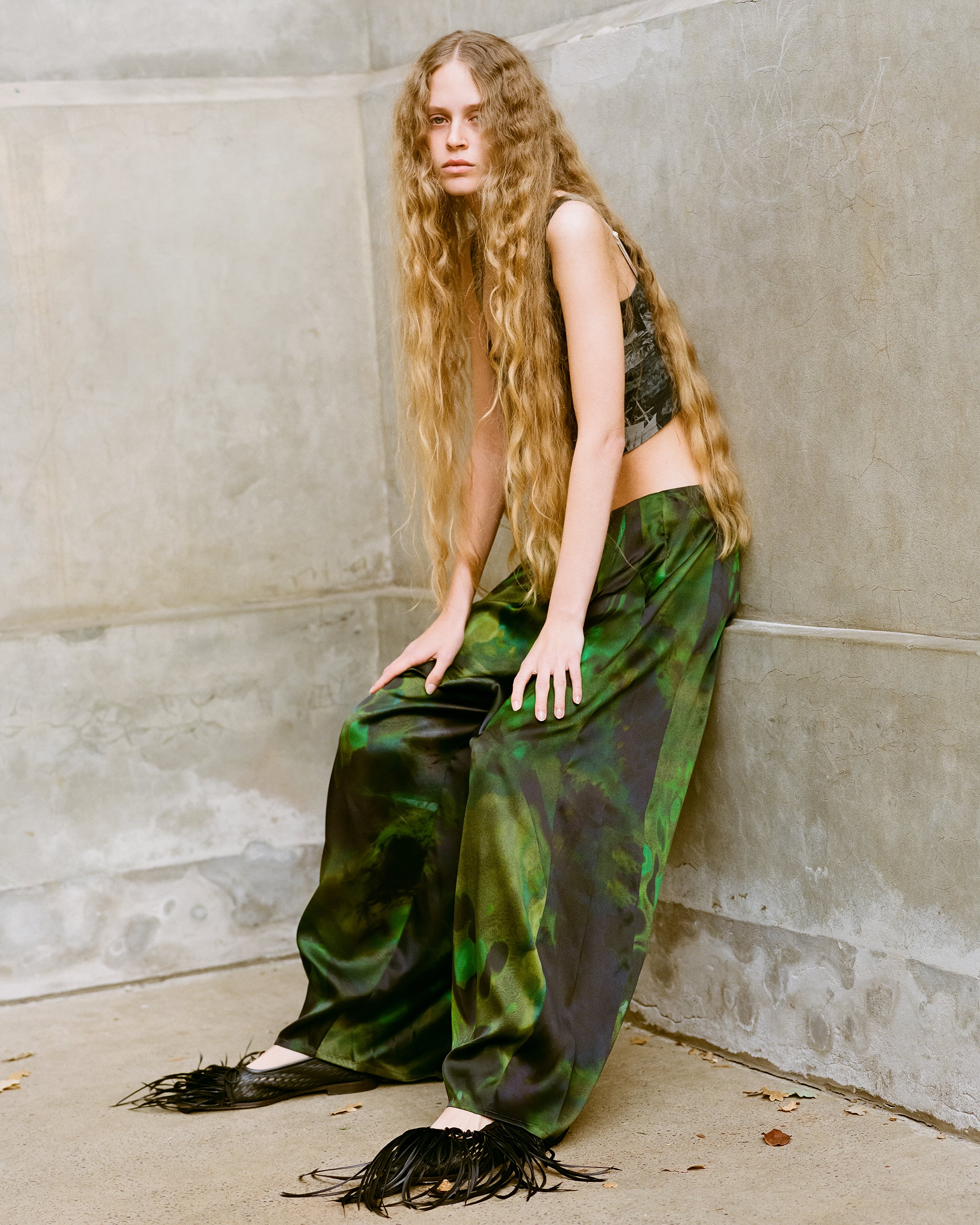 Hope Trousers in Swamp print