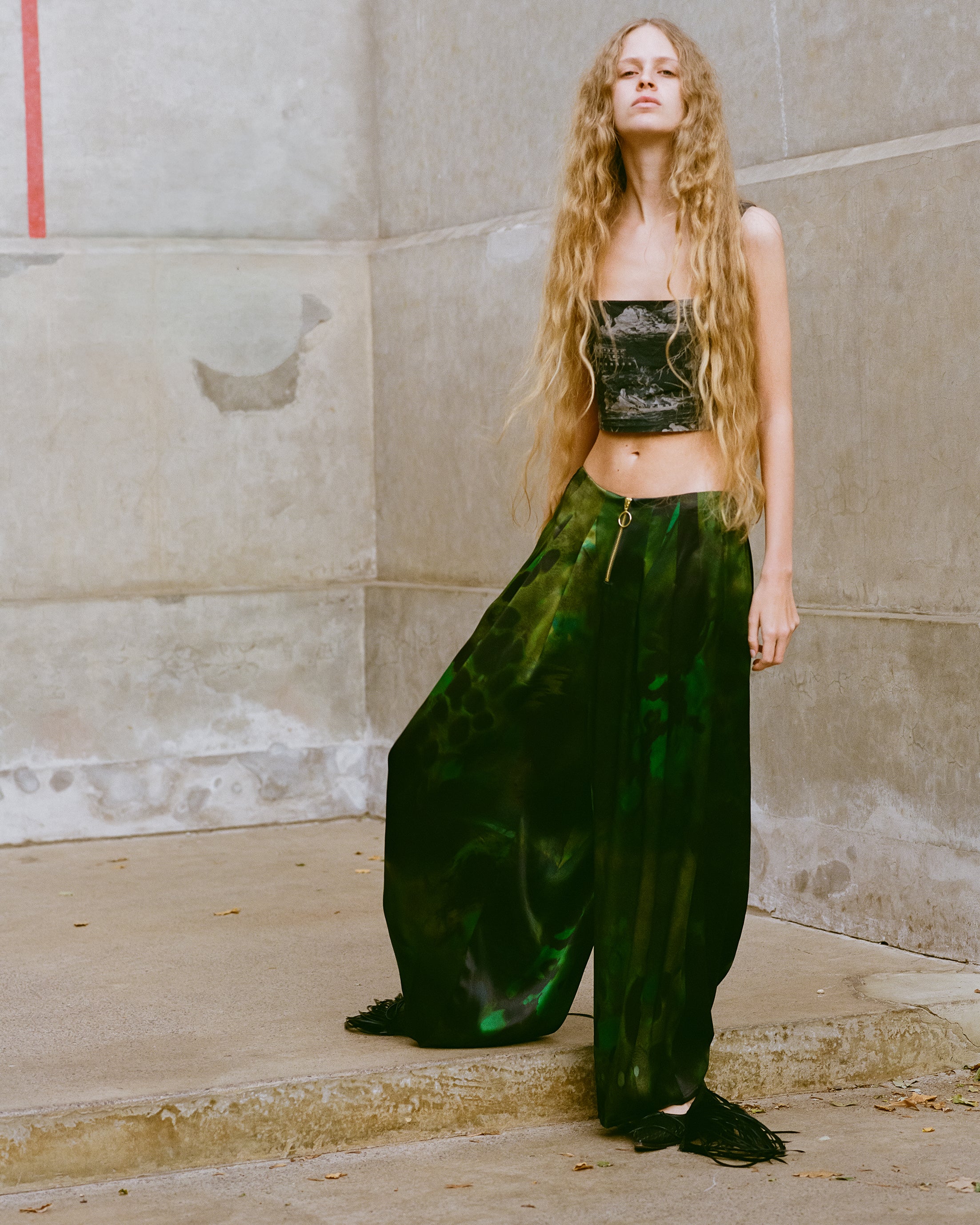 Hope Trousers in Swamp print