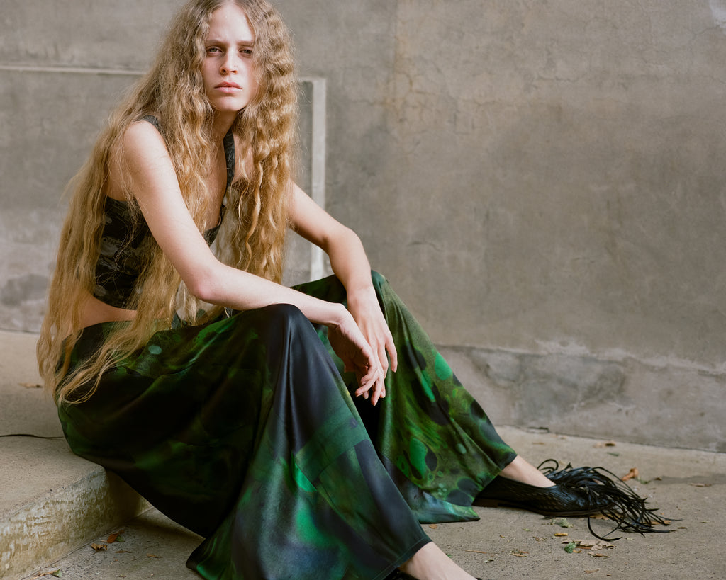 Hope Trousers in Swamp print