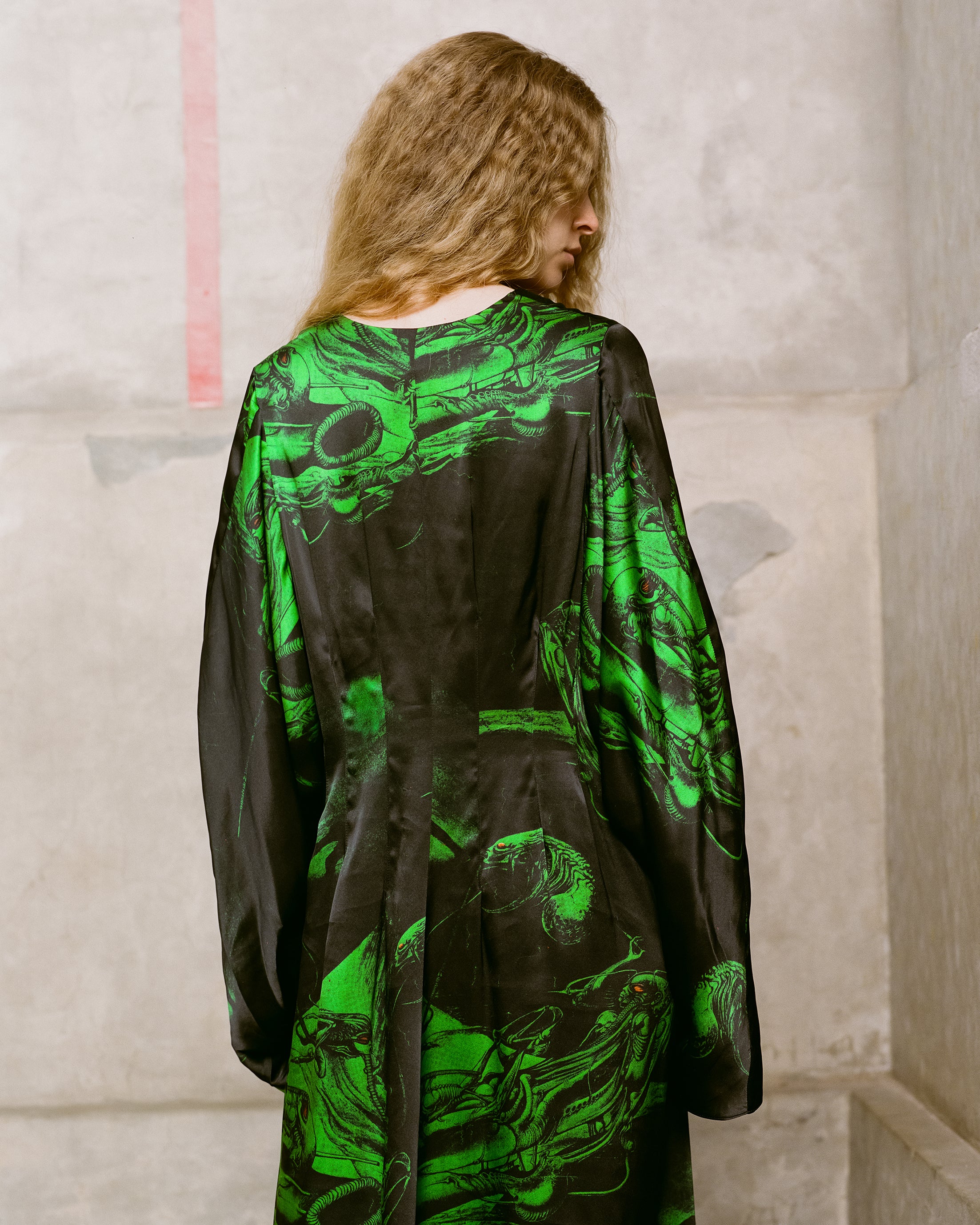 Virginia Dress in Alien print