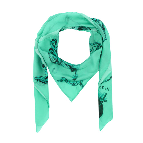 Fantasia silk chiffon giant scarf