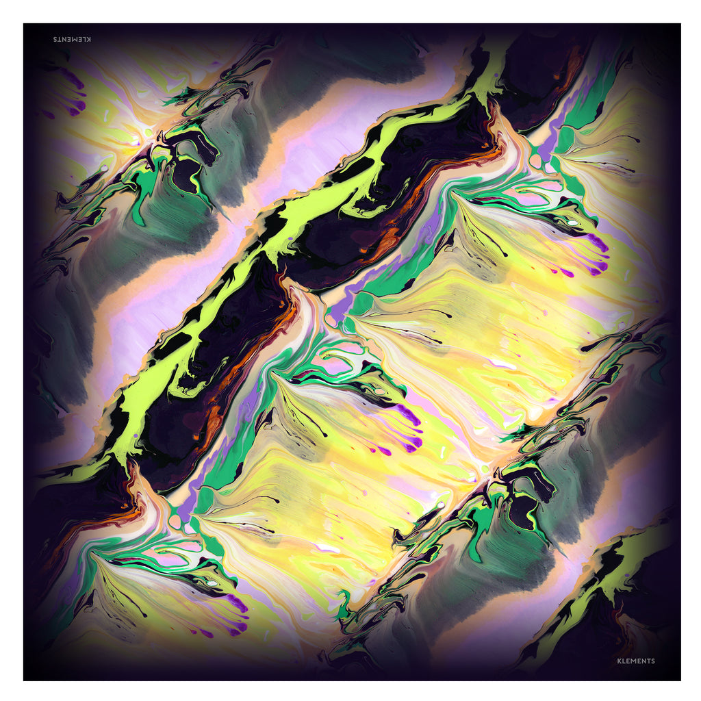 Paint blurs scarf (two size options)