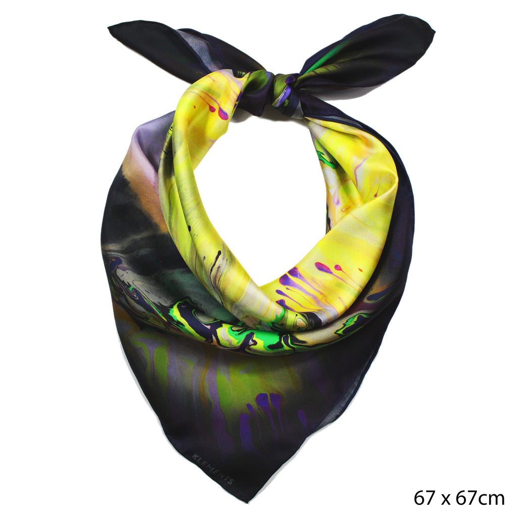 Paint blurs scarf (two size options)