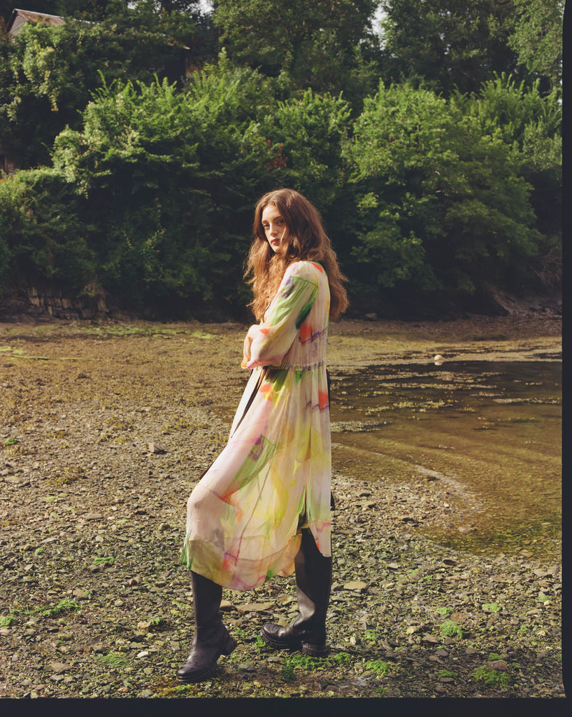 Solstice Silk Dress