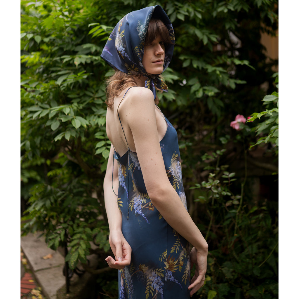 Wisteria scarf (two size options)