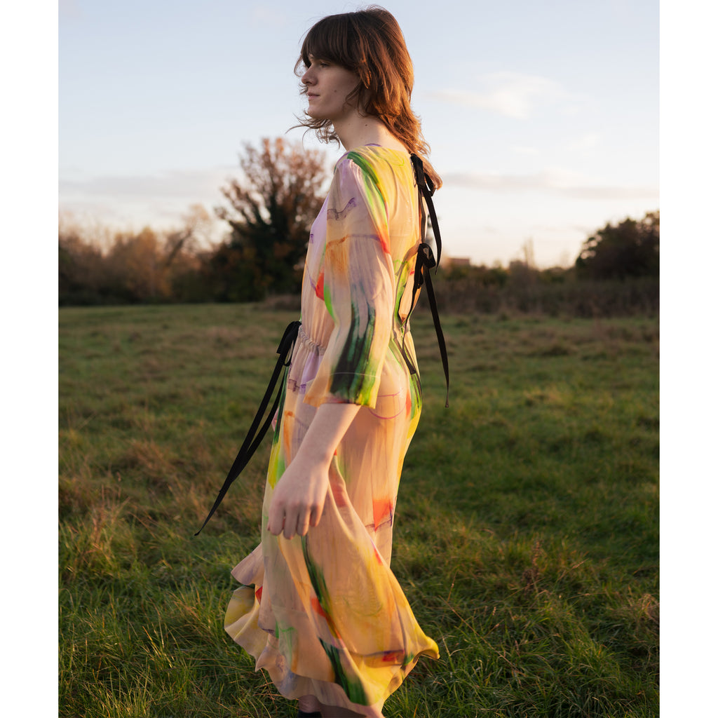 Solstice Silk Dress