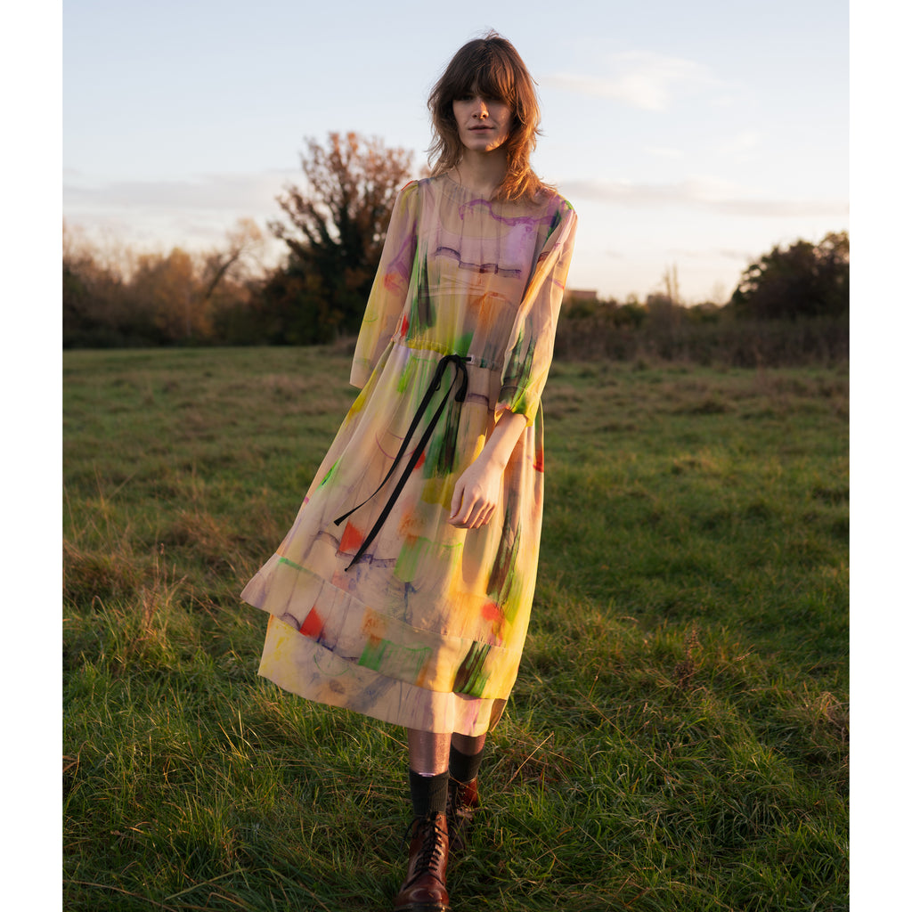 Solstice Silk Dress