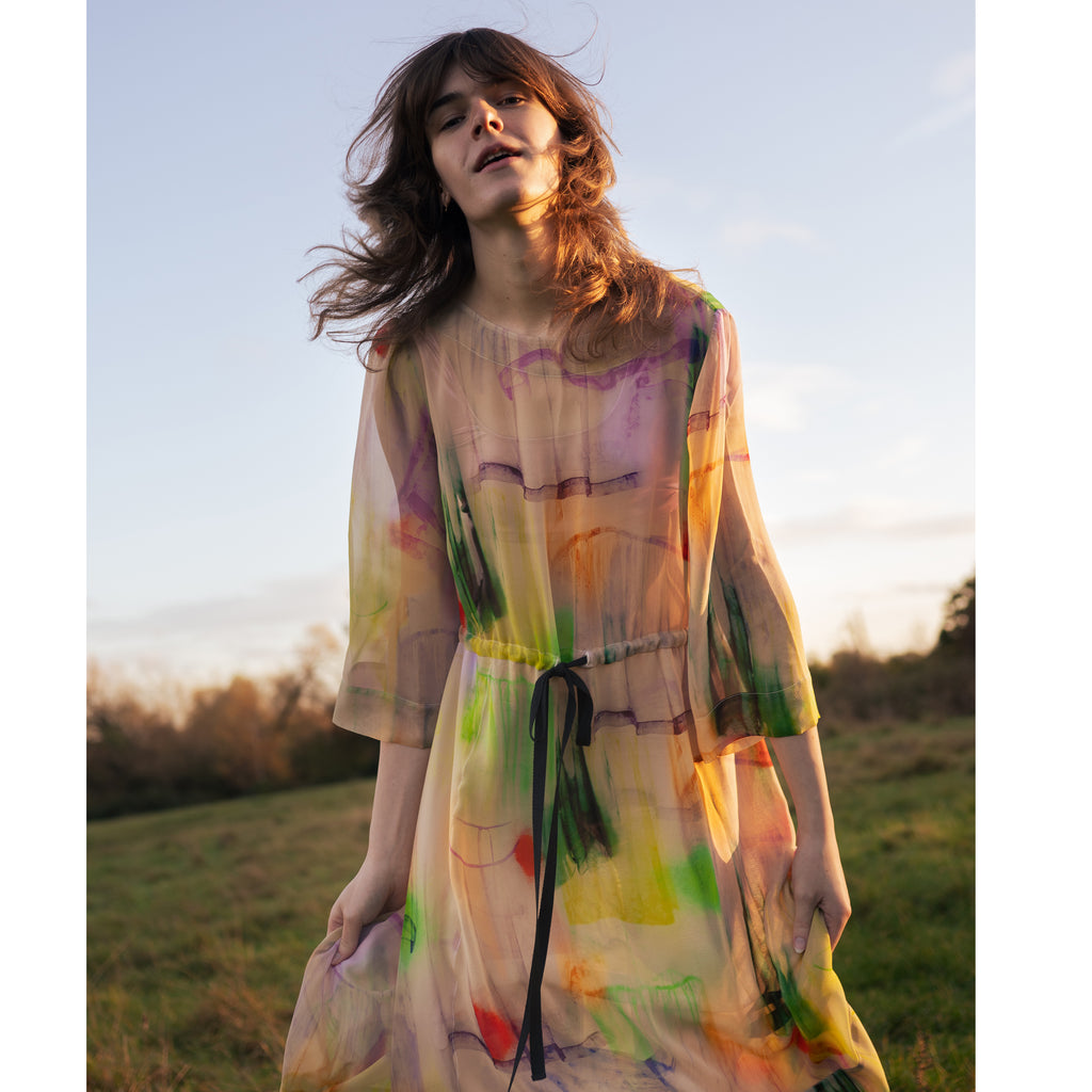 Solstice Silk Dress