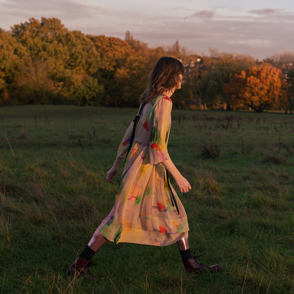 Solstice Silk Dress