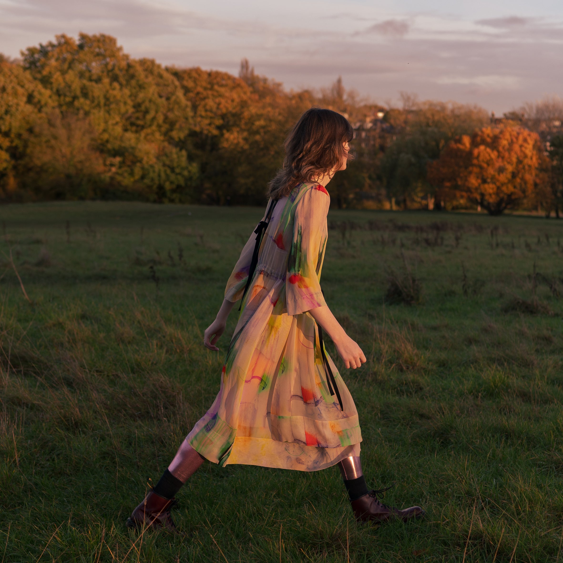 Solstice Silk Dress