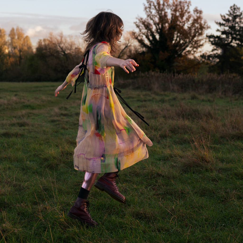Solstice Silk Dress
