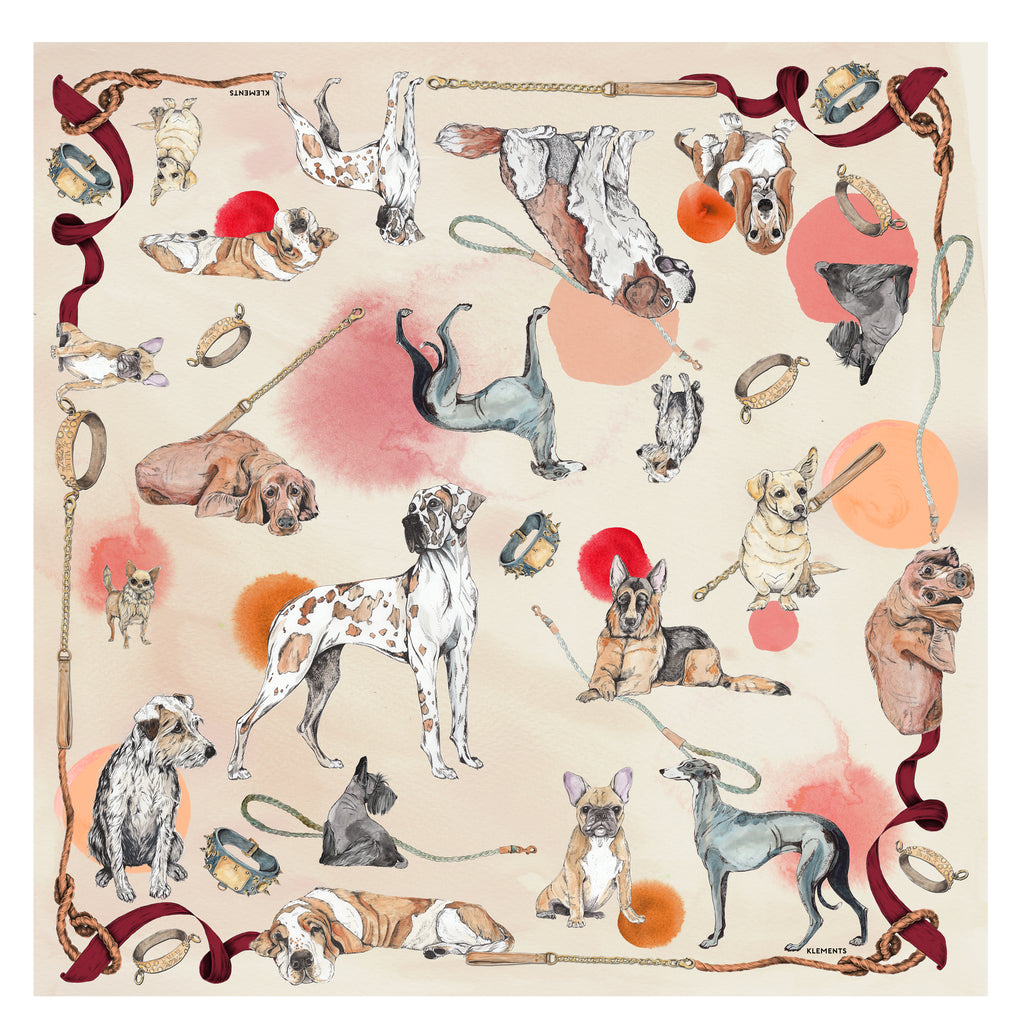 Good Boy silk giant scarf