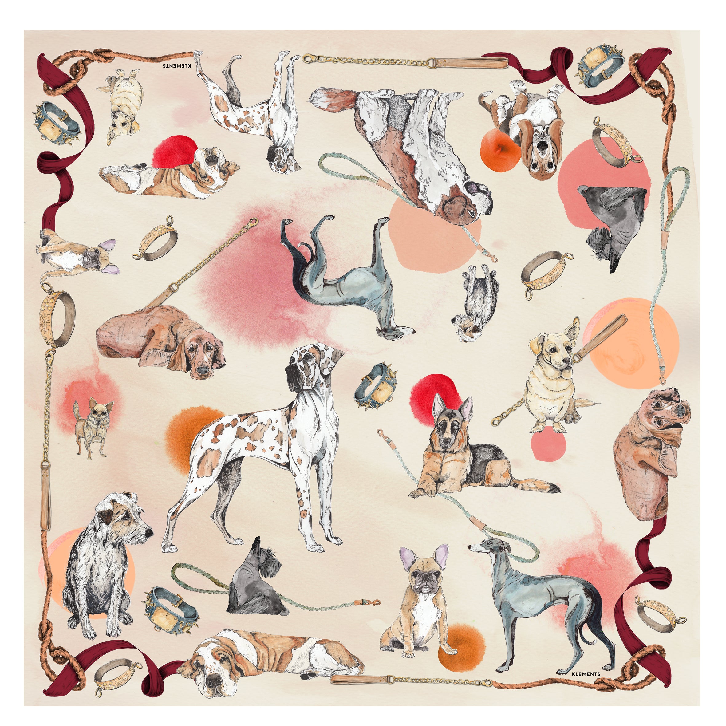 Good Boy silk giant scarf