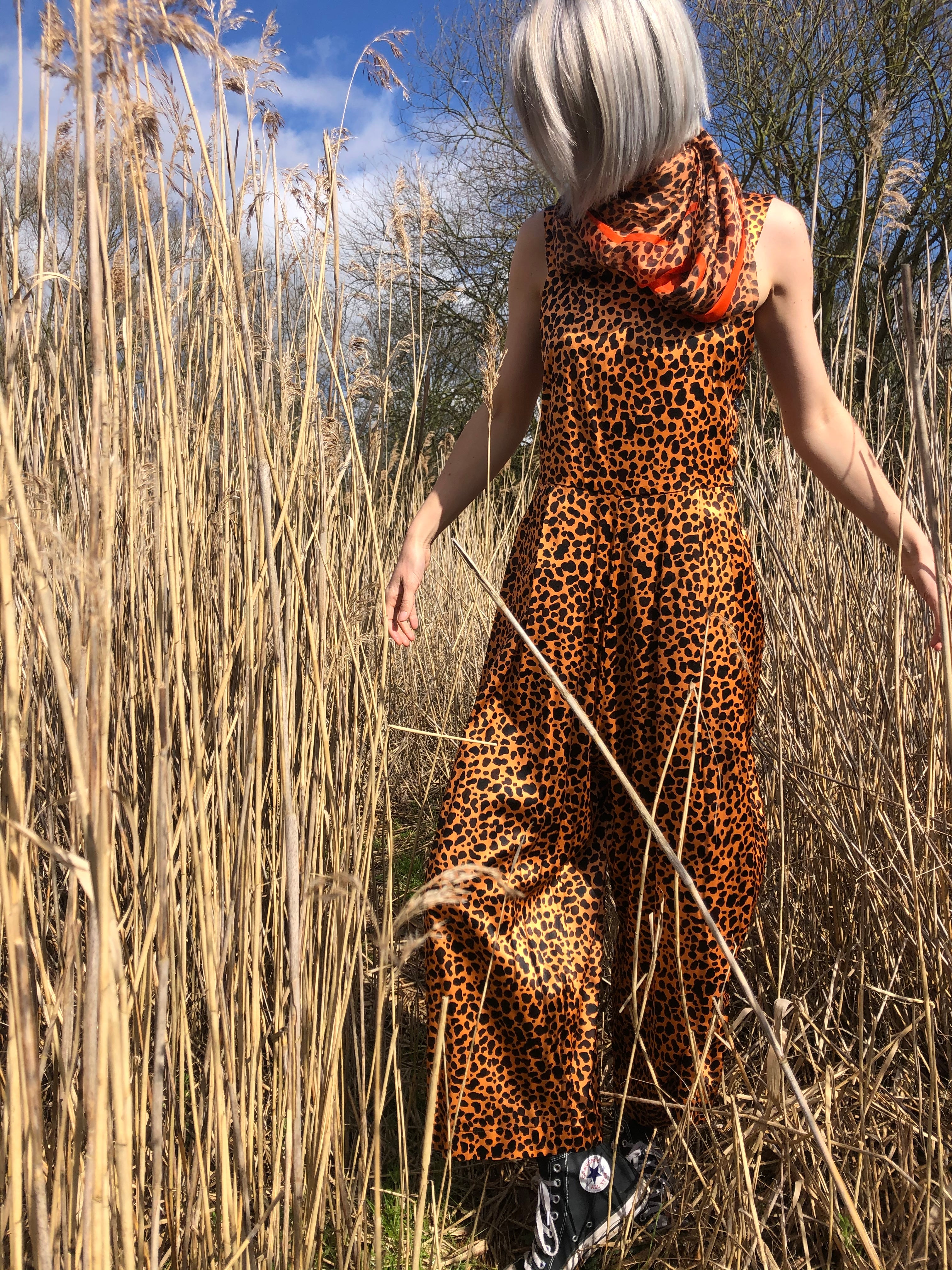 Silk Scarf in Leonard's Skin Cheetah