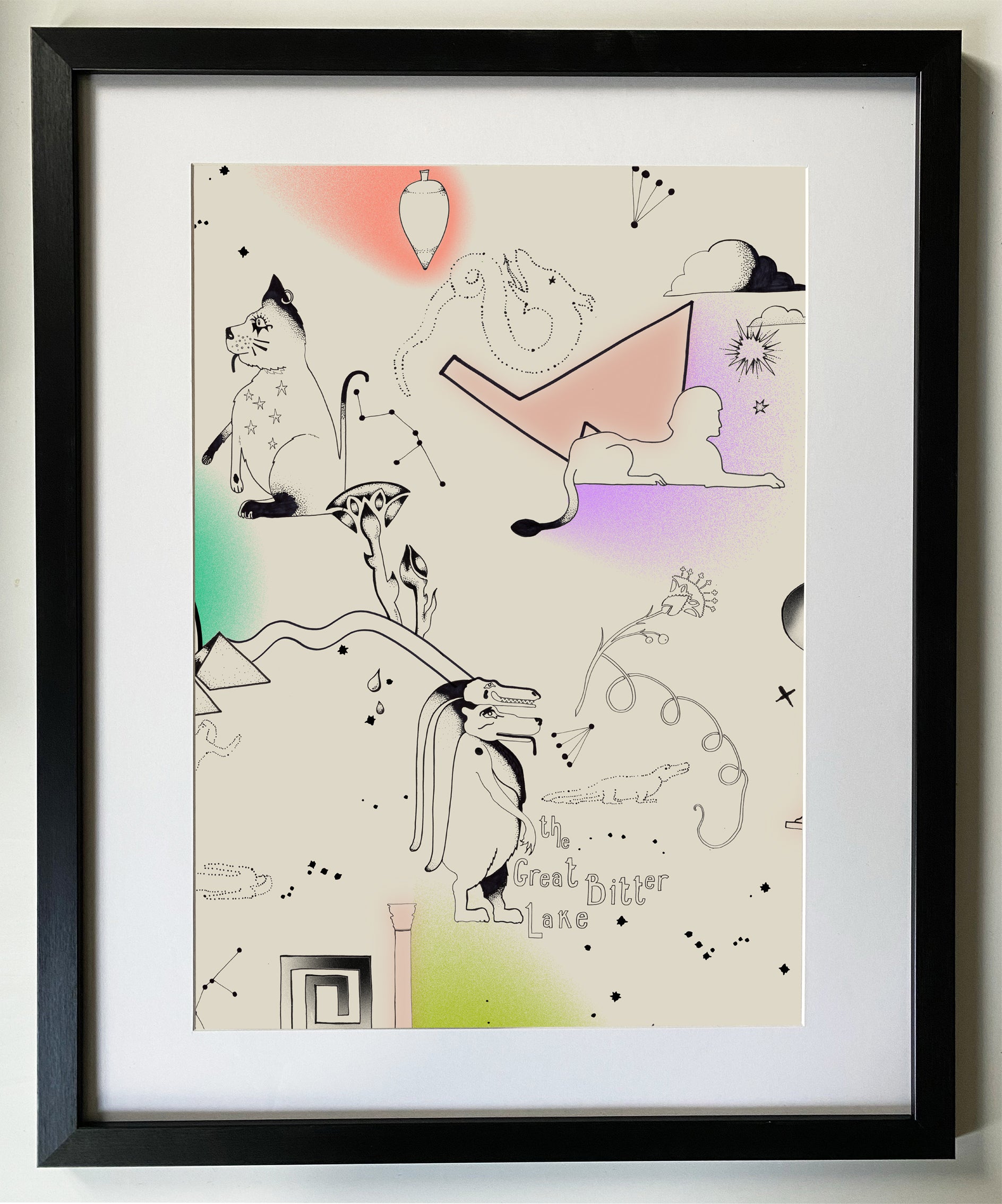 Celestial Cartoons Fine Art print A3 / A2