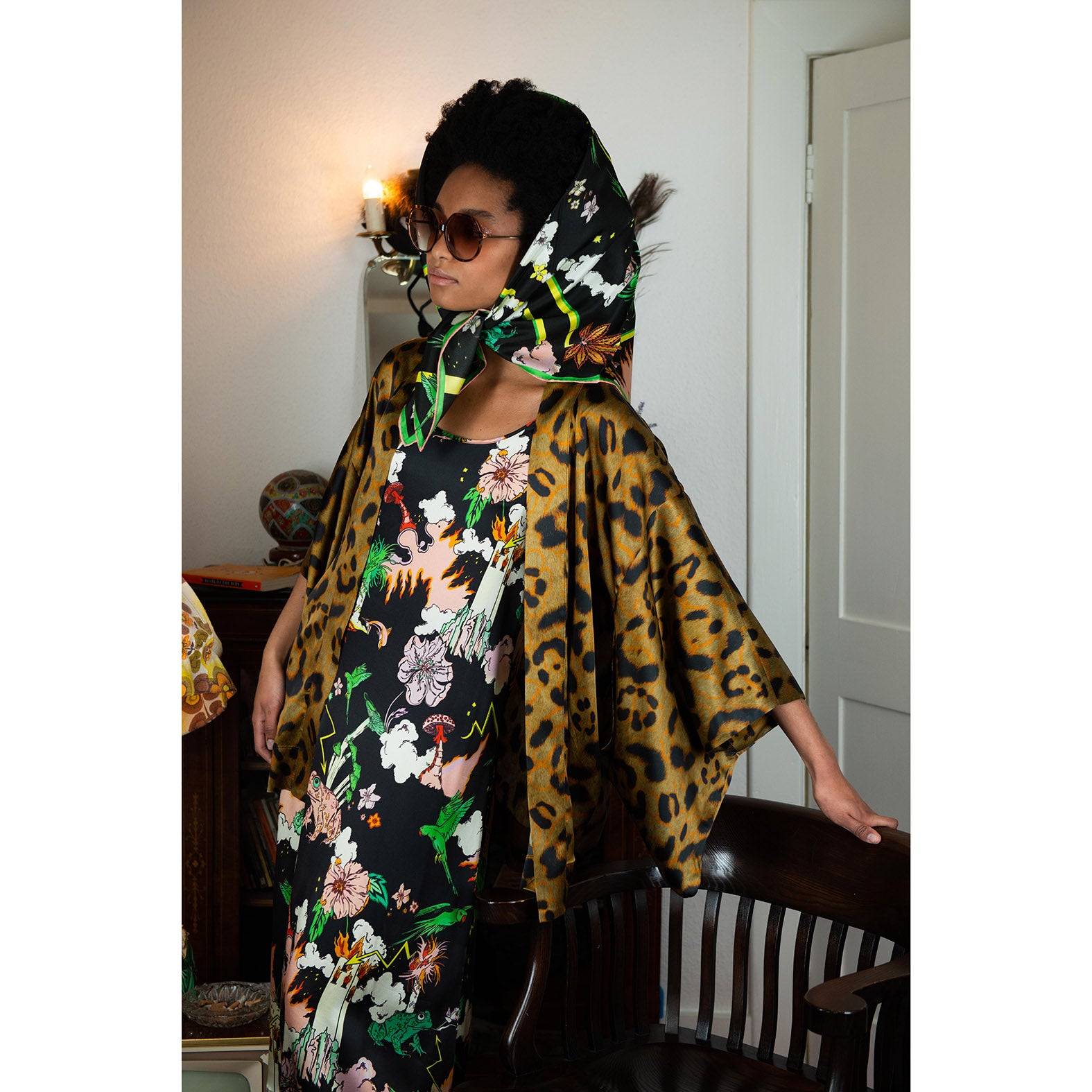 Silk Scarf in Watchtower