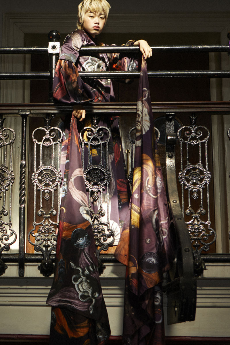 Silk Scarf in Fishpool