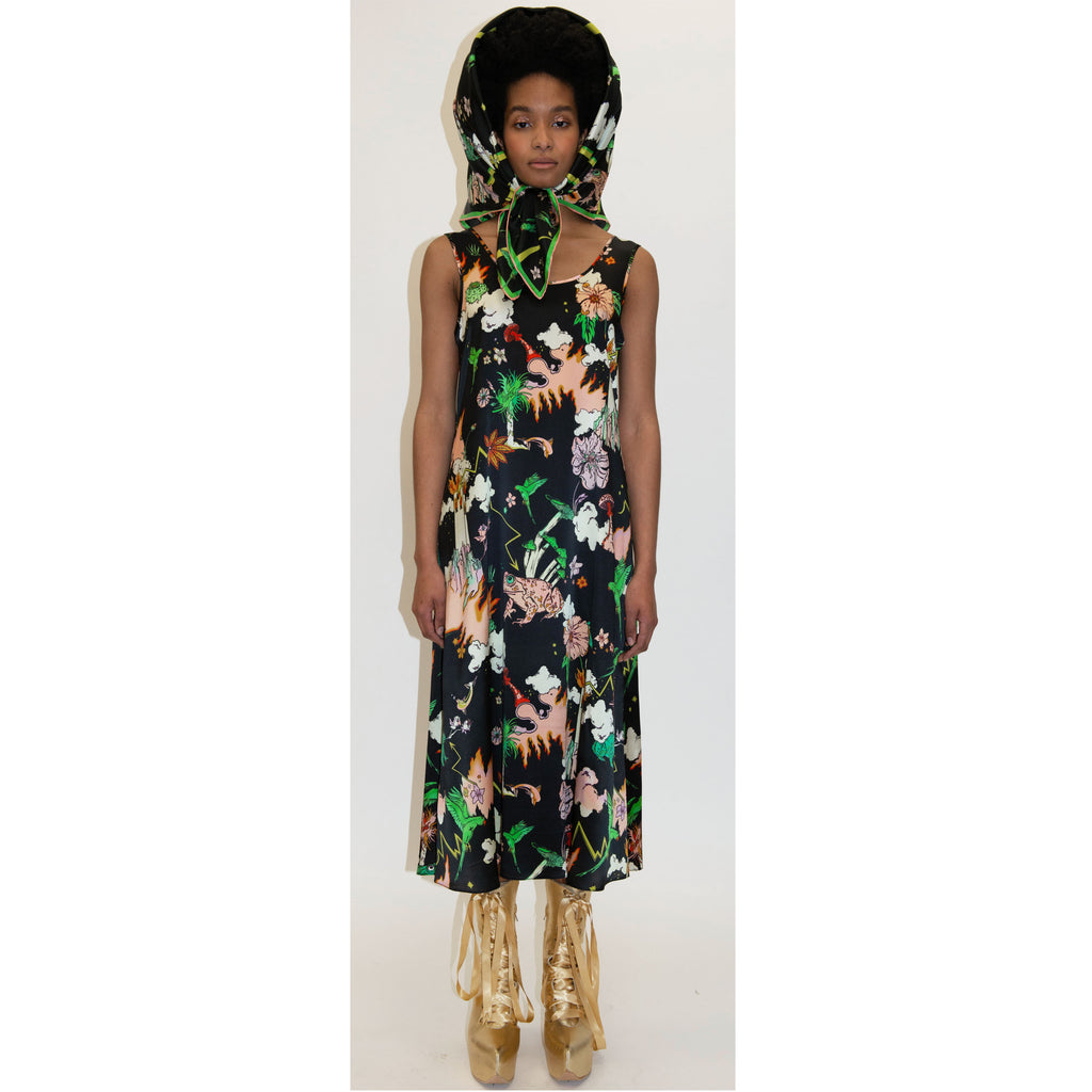 Silk Scarf in Watchtower