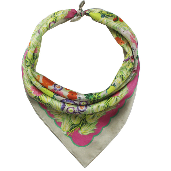 Bandana Scarf in Flowers of the Nile