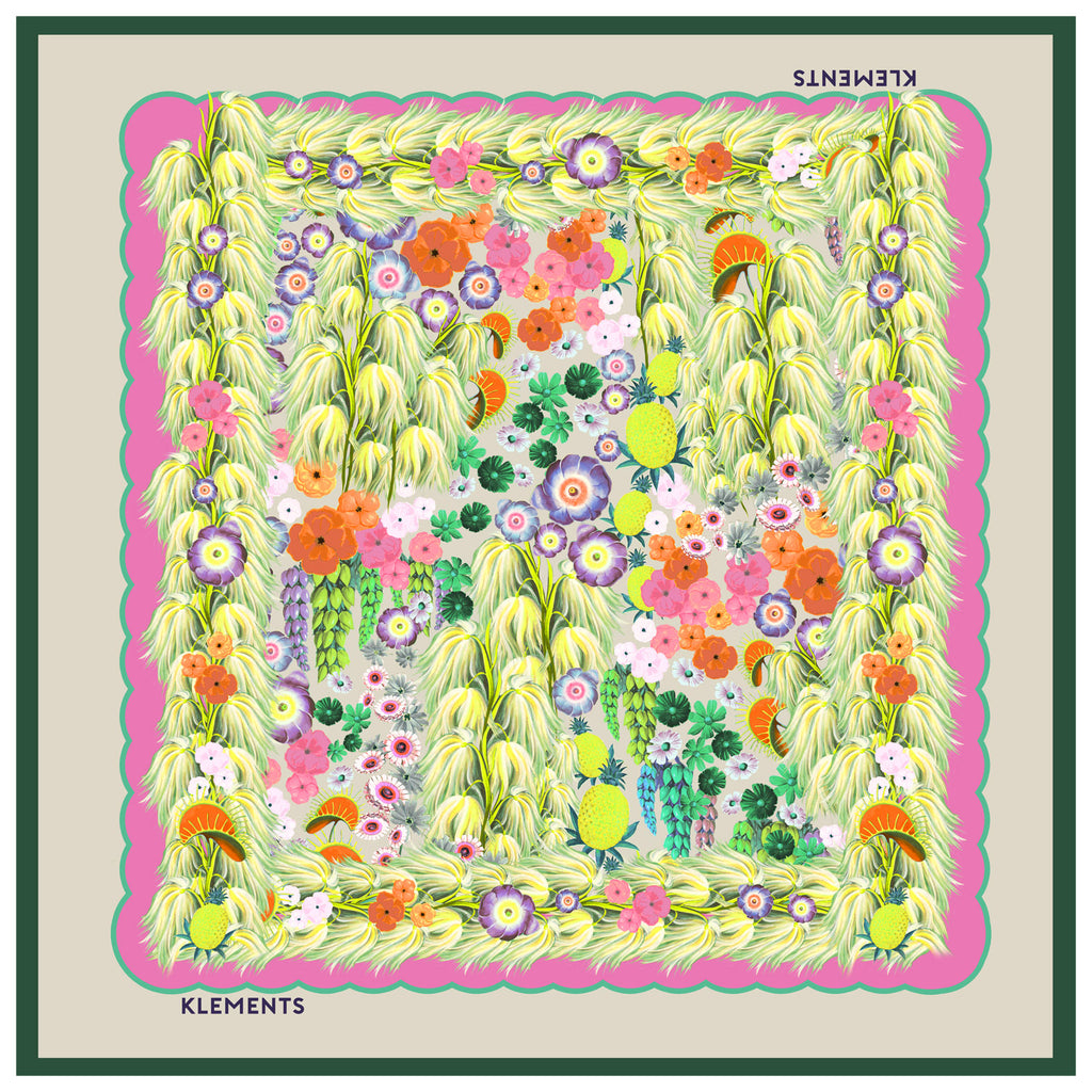 Bandana Scarf in Flowers of the Nile