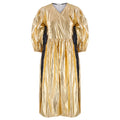 Georgie wrap dress disco Gold