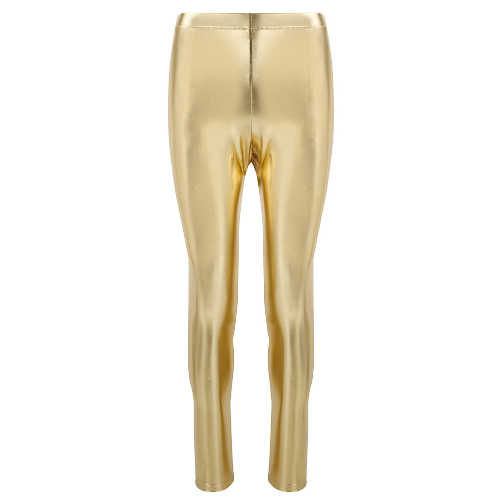 Margate Leggings in Metallic Gold
