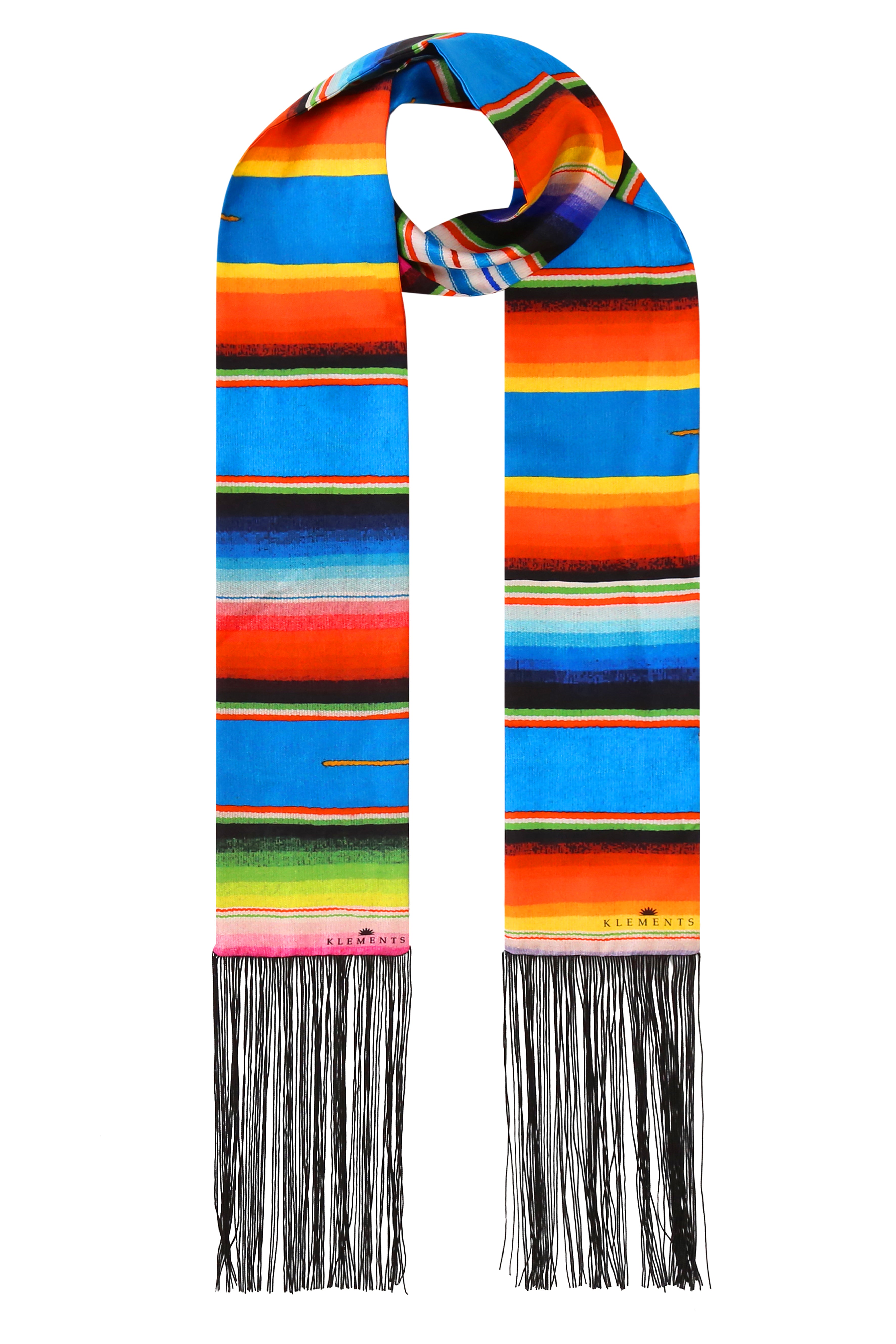 Ivie Tassel Scarf in Marfa Sunset