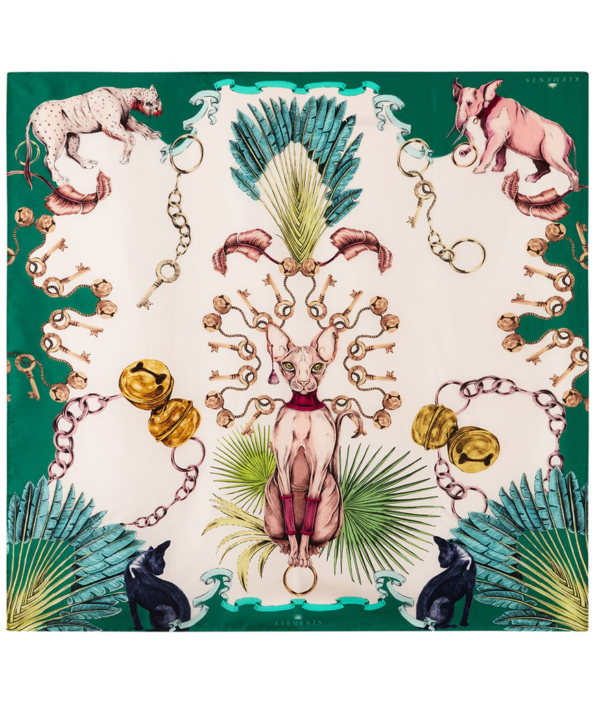 Silk Scarf in Sphynx
