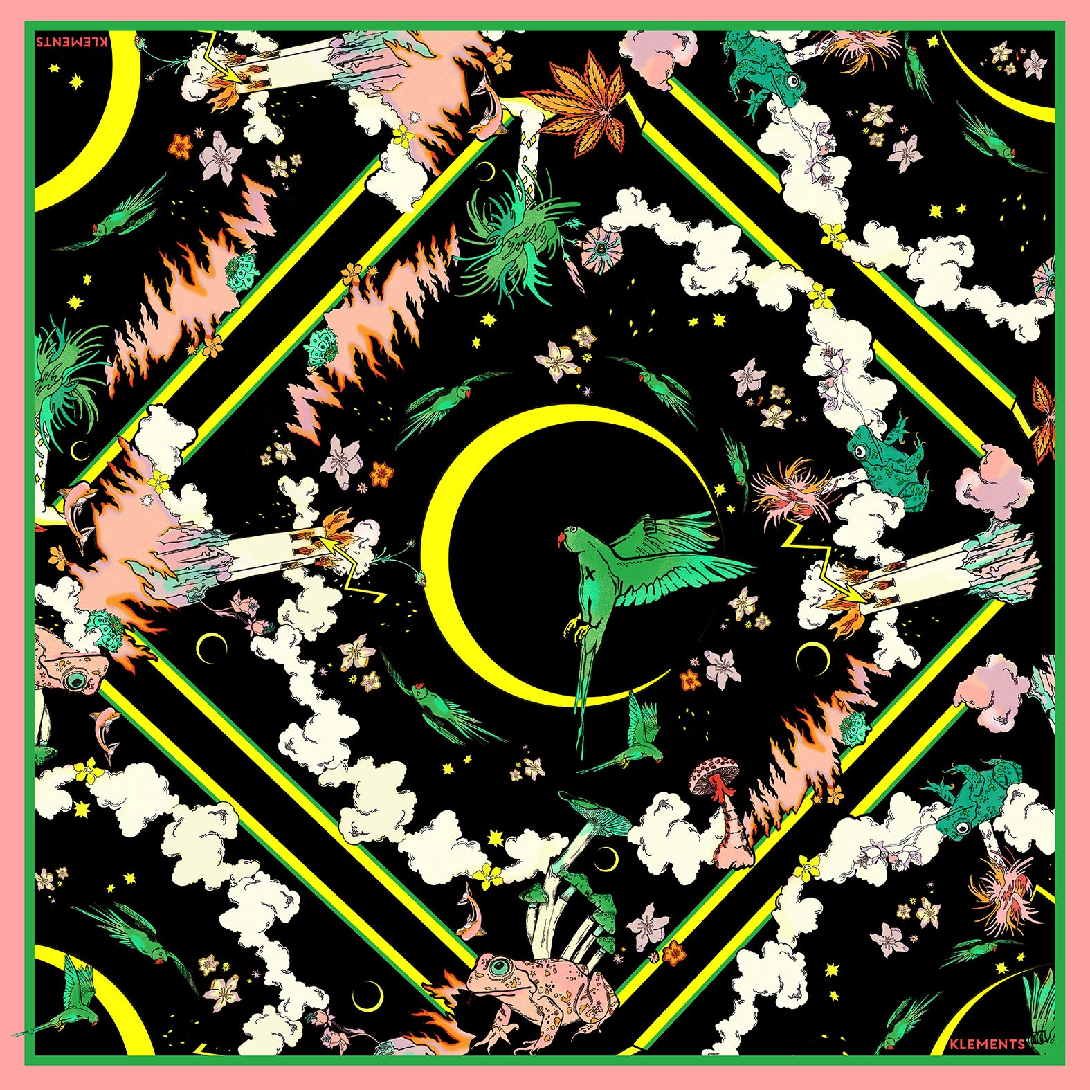 Silk Scarf in Watchtower